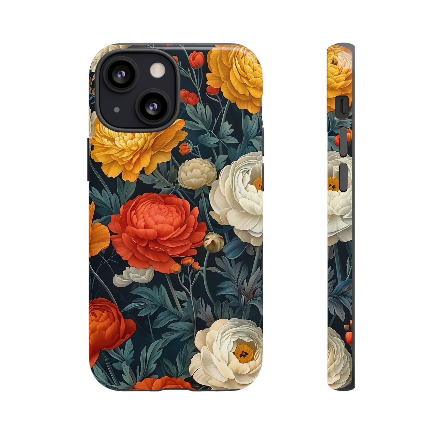 Floral Tough Case for Phones | Durable Floral Phone Cover, Boho Chic, Unique Gift for Her, Phone Protection, Flower Design