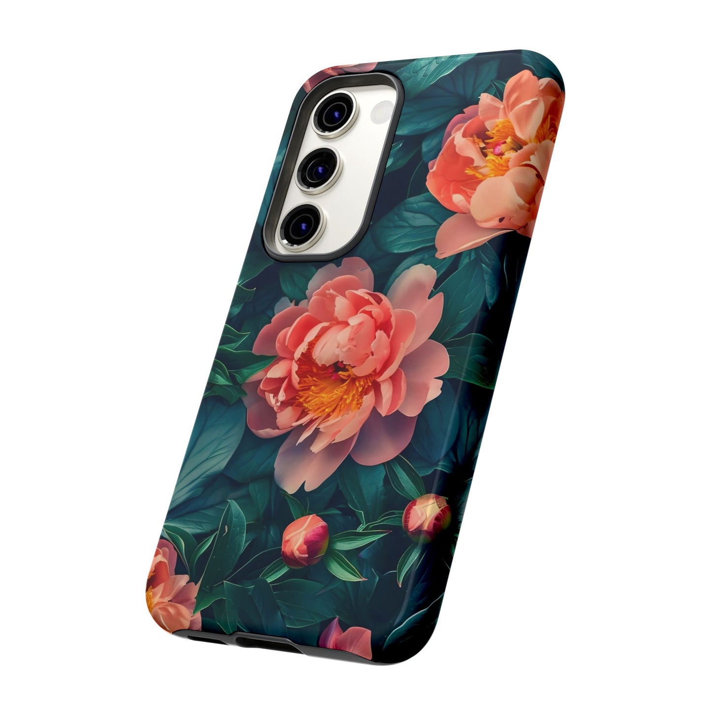 Floral Phone Case - Tough Cases, Flower Design, Botanical Art, Phone Accessory, Gift for Her, Nature Lovers