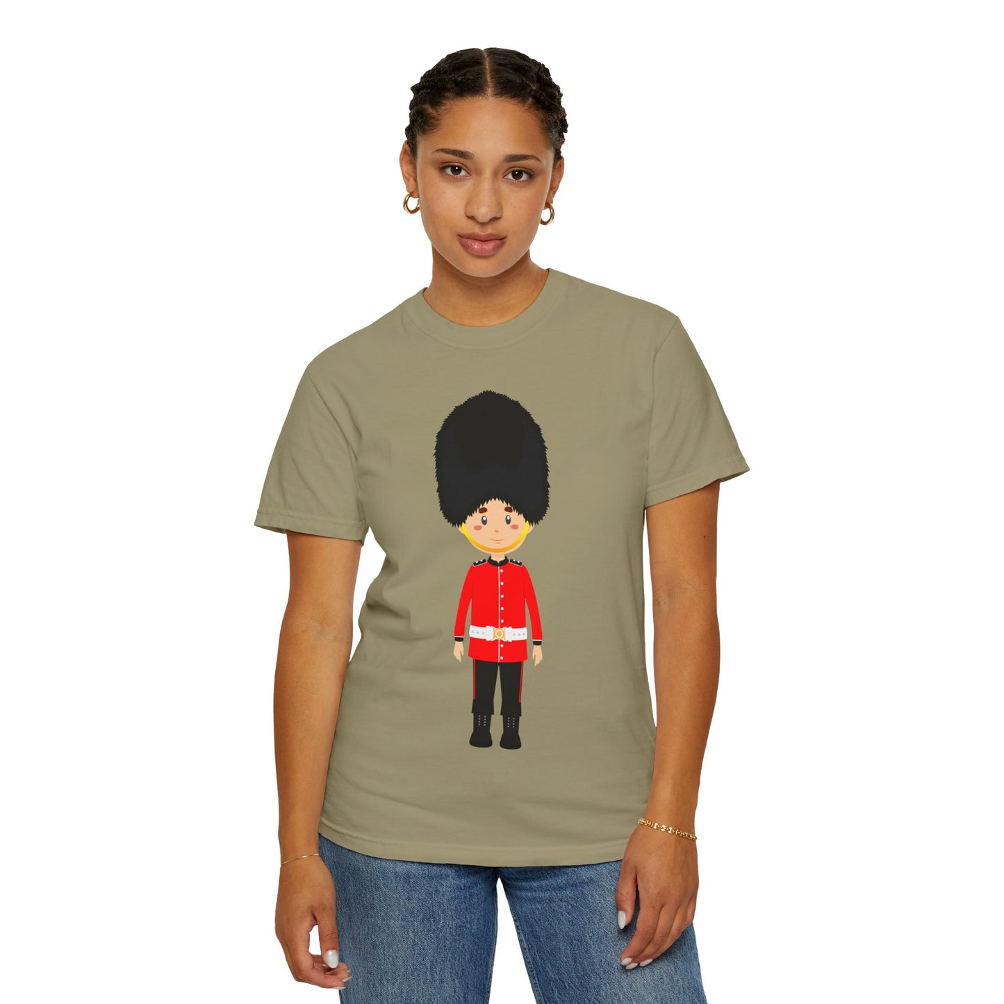 Unisex Garment-Dyed T-shirt - Cornwall’s Pride - Red Jacket at the Army Museum