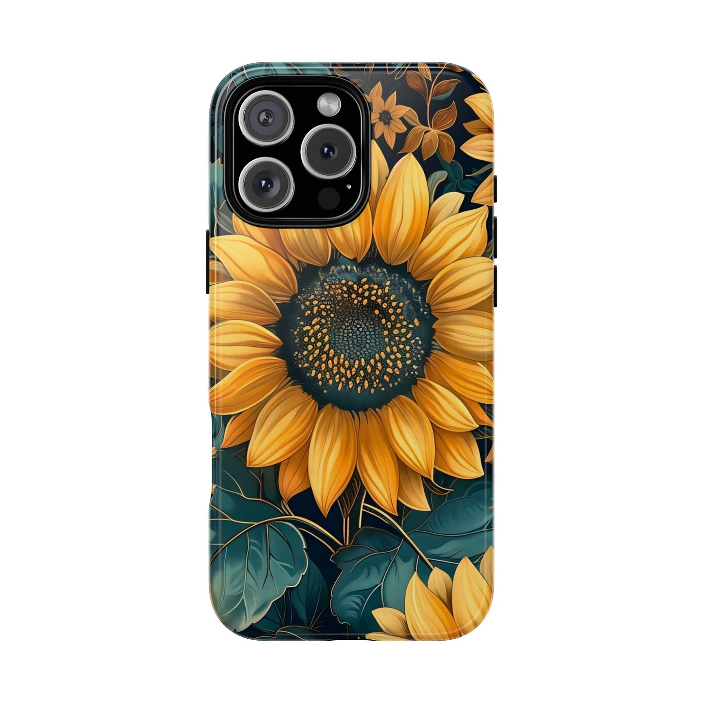 Sunflower Phone Case - Bright Floral Design, Stylish Tough Cover for Sunflower Lovers, Gift for Plant Enthusiasts, Mom Gift, Nature Lovers