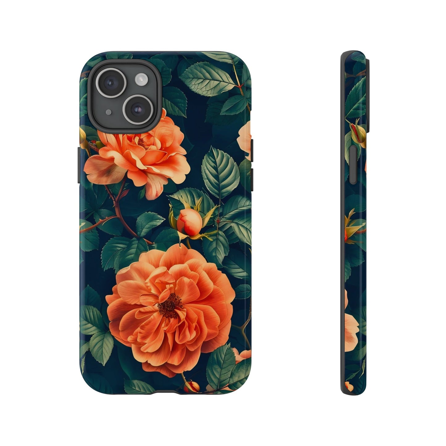 Floral Phone Case, Tough Cases for Nature Lovers, Botanical Design, Phone Protection, Gift for Her, Trending Floral Accessories