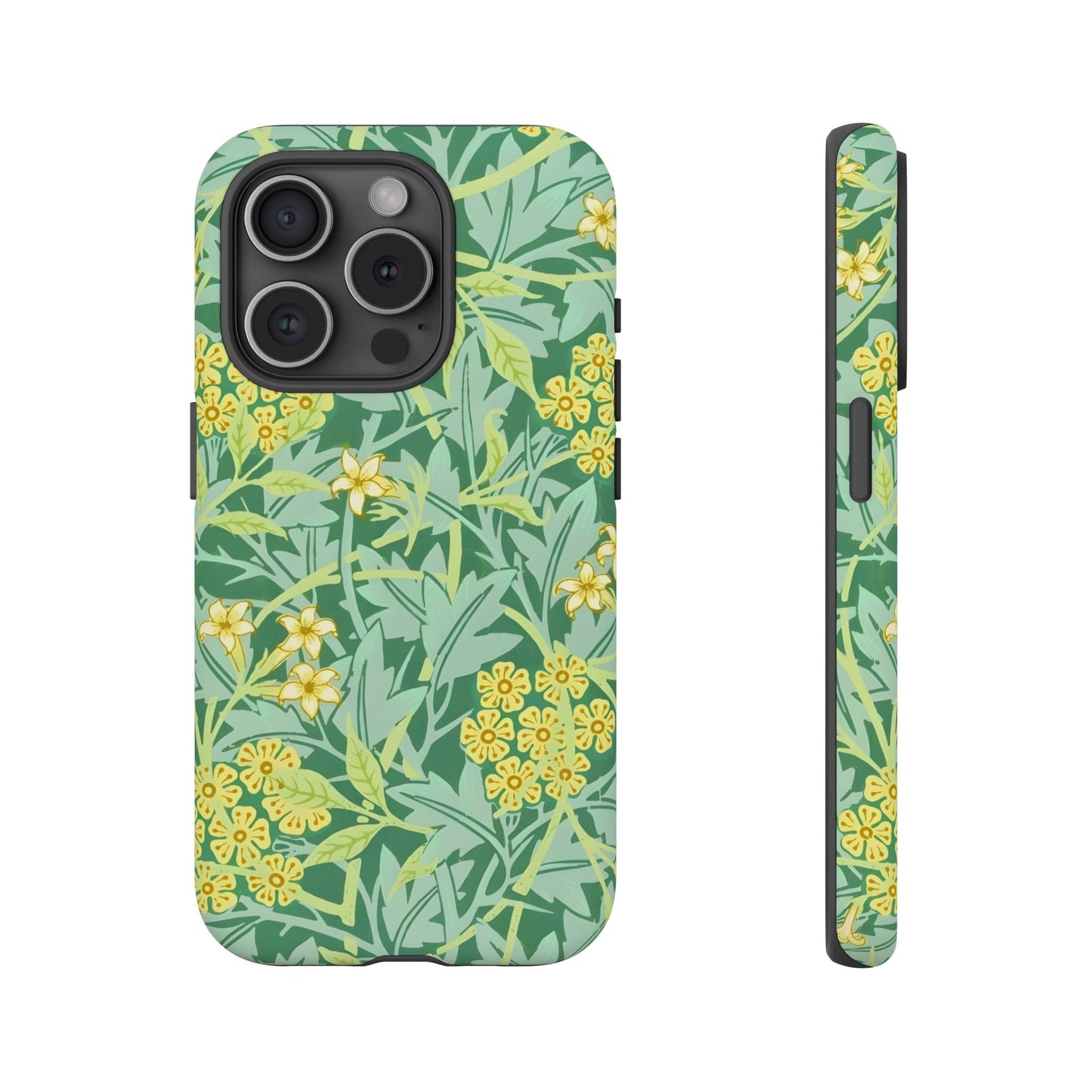Tough Cases Organic Floral Phone Case, Stylish iPhone Cover, Eco-Friendly Gift, Nature Lover Accessory, Spring Decor, Unique Phone Protector