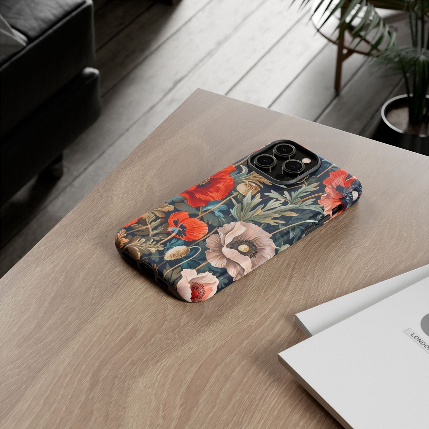 Floral Phone Case - Tough Cases, Flower Design, Chic Tech Accessories, Stylish Gifts, Unique Phone Protectors