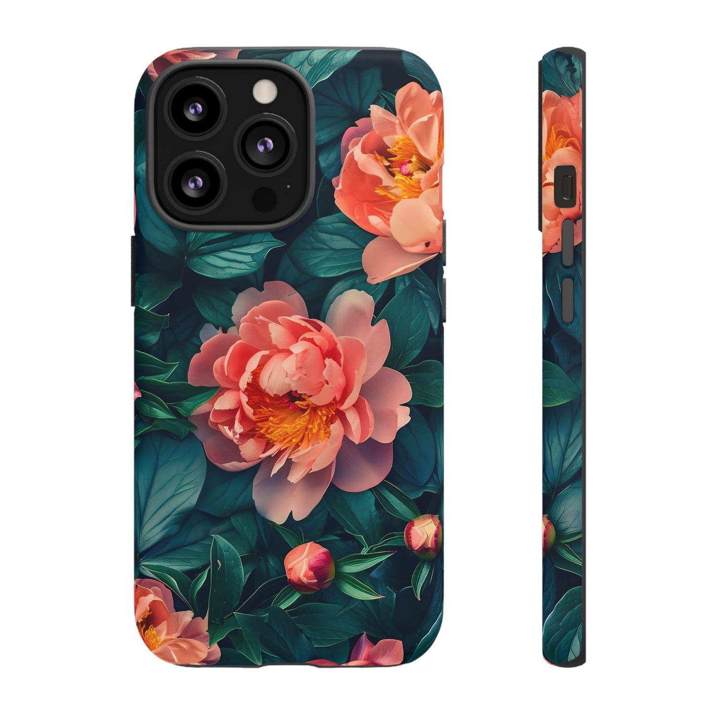 Floral Phone Case - Tough Cases, Flower Design, Botanical Art, Phone Accessory, Gift for Her, Nature Lovers