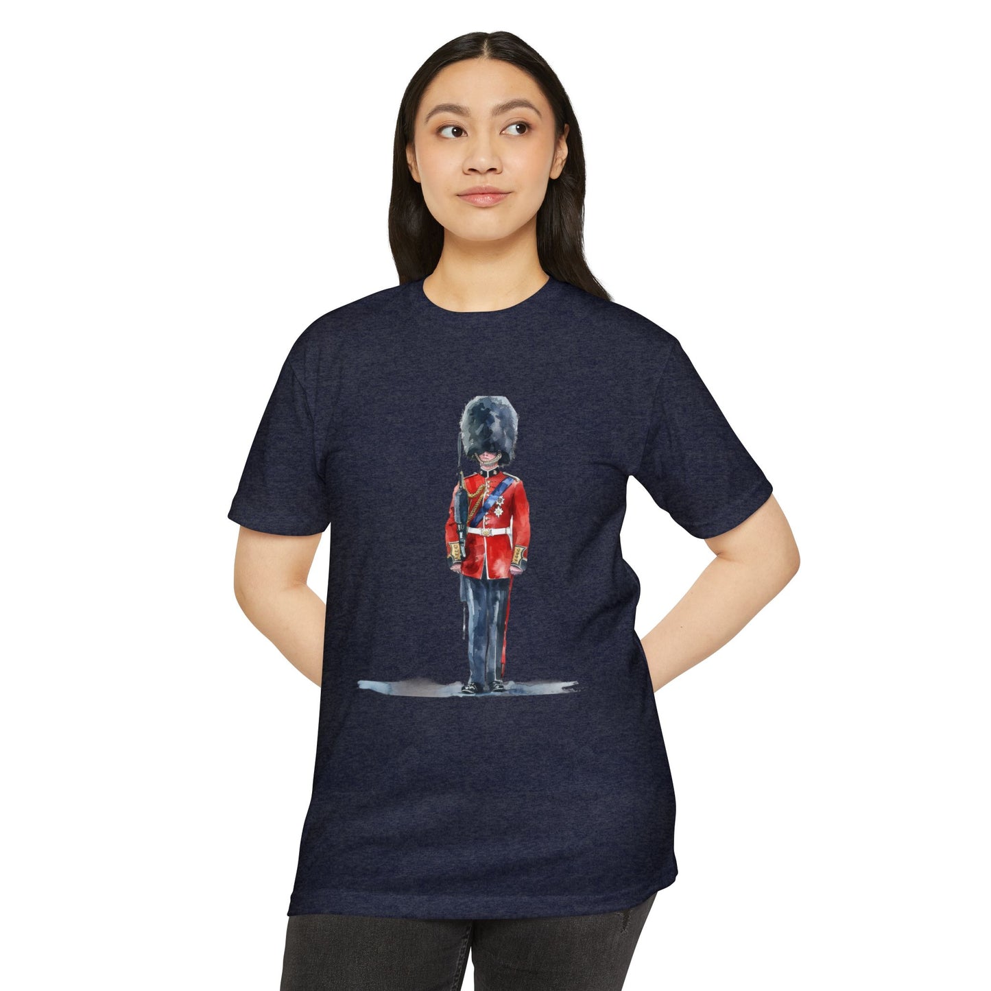 Unisex CVC Jersey T-shirt - Guarding Tradition - The British Redcoat