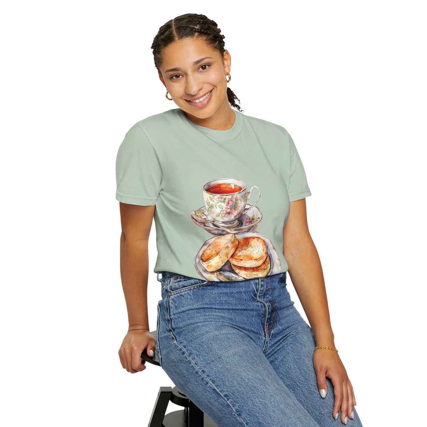 Unisex Garment-Dyed T-shirt - Sunday Roasts & Afternoon Tea - The Heart of British Cuisine