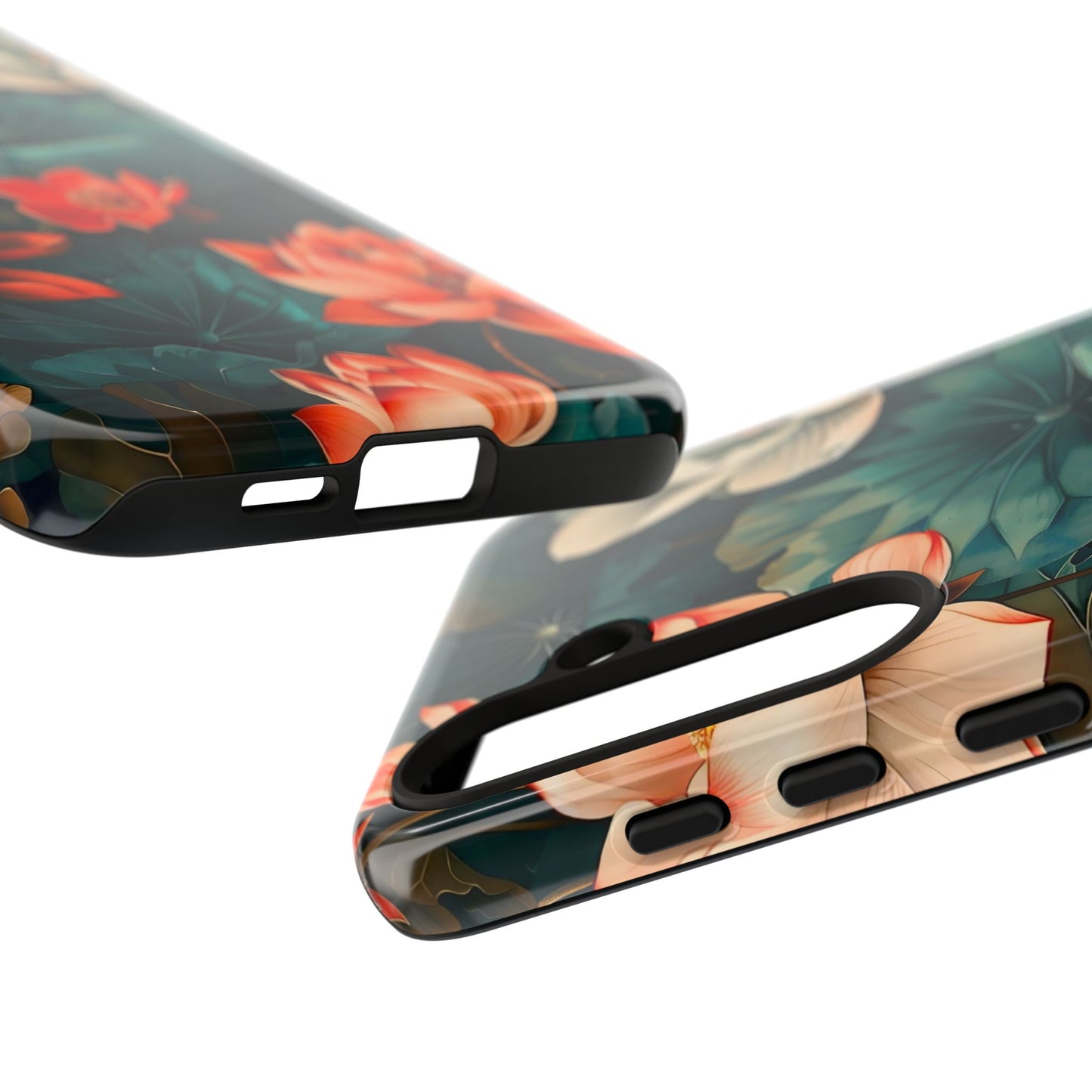 Flower Phone Case, Floral Phone Cover, Tough Case for Floral Lovers, Gift for Her, Stylish Tech Accessories