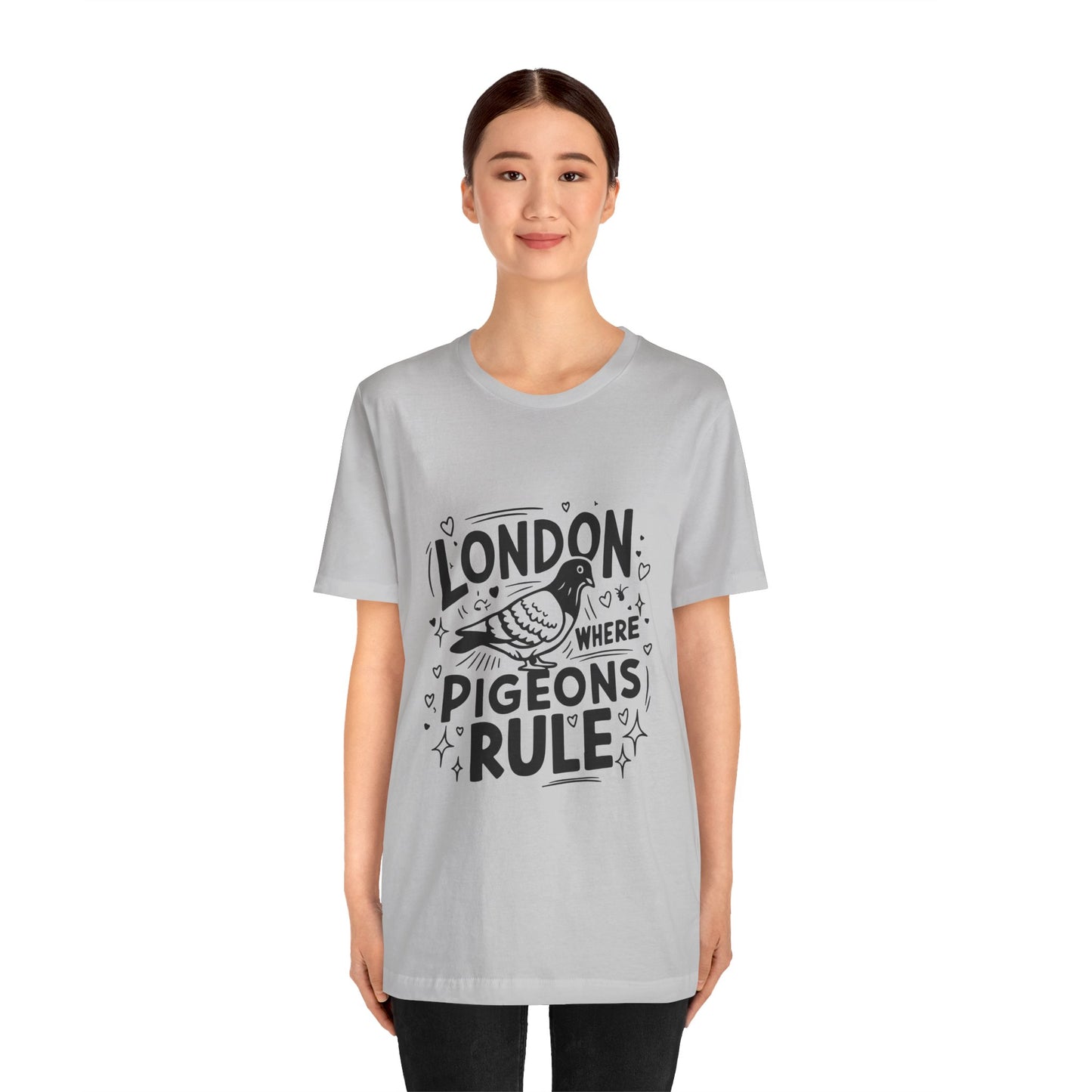 Unisex Jersey Short Sleeve Tee - London where Pigeons Rule