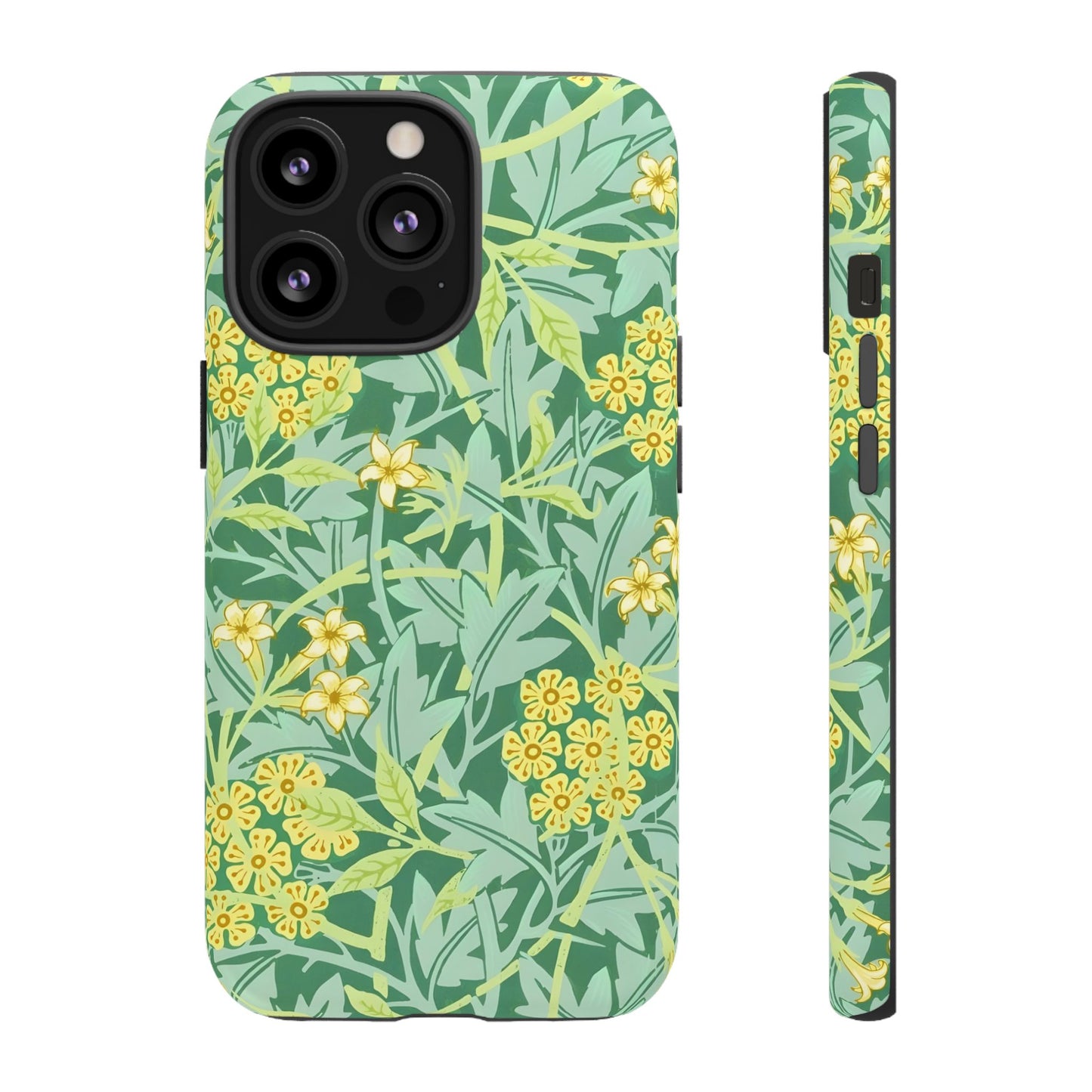 Tough Cases Organic Floral Phone Case, Stylish iPhone Cover, Eco-Friendly Gift, Nature Lover Accessory, Spring Decor, Unique Phone Protector