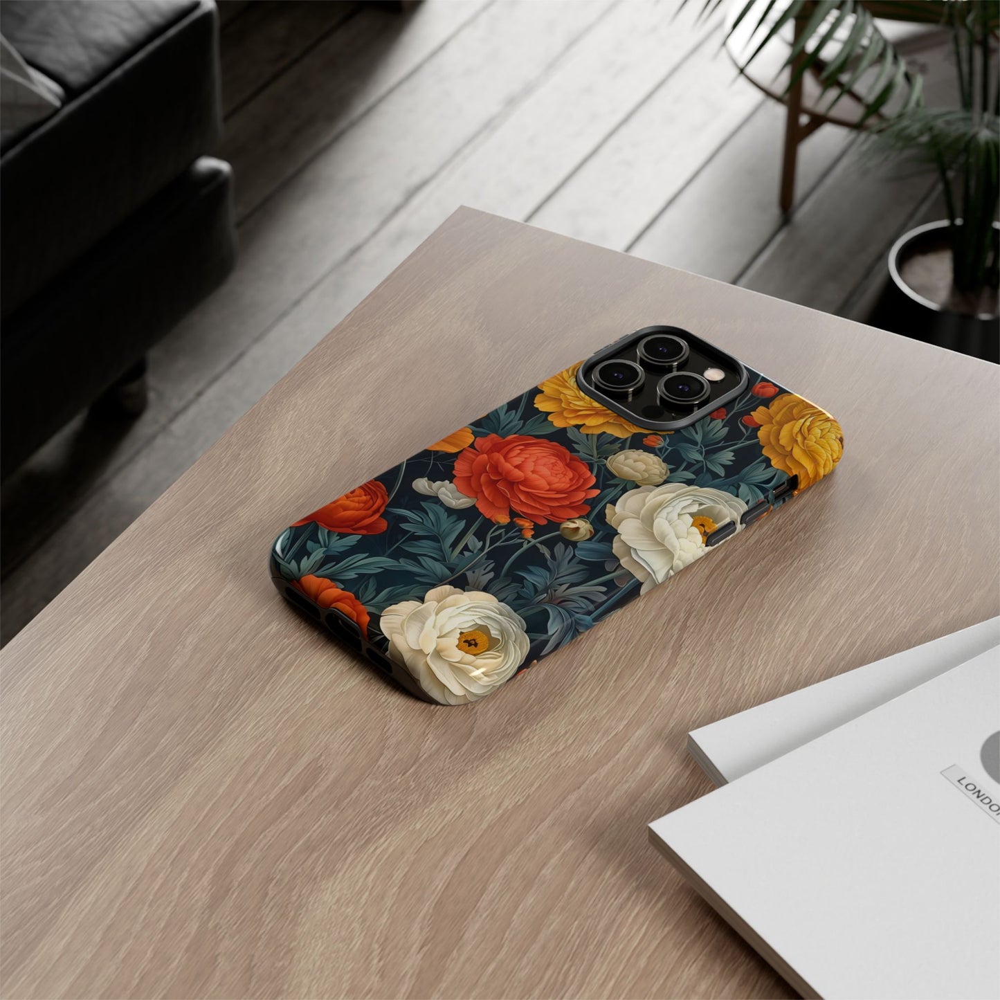 Floral Tough Case for Phones | Durable Floral Phone Cover, Boho Chic, Unique Gift for Her, Phone Protection, Flower Design