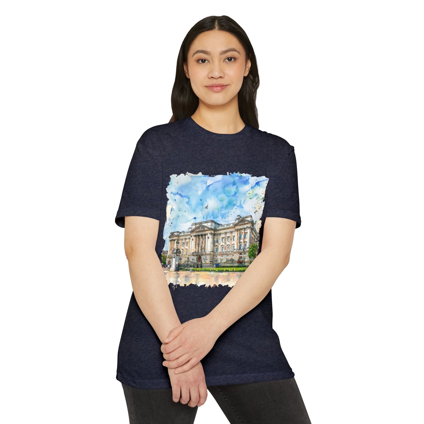 Unisex CVC Jersey T-shirt - England Aesthetics - Embracing Classic British Charm and Style