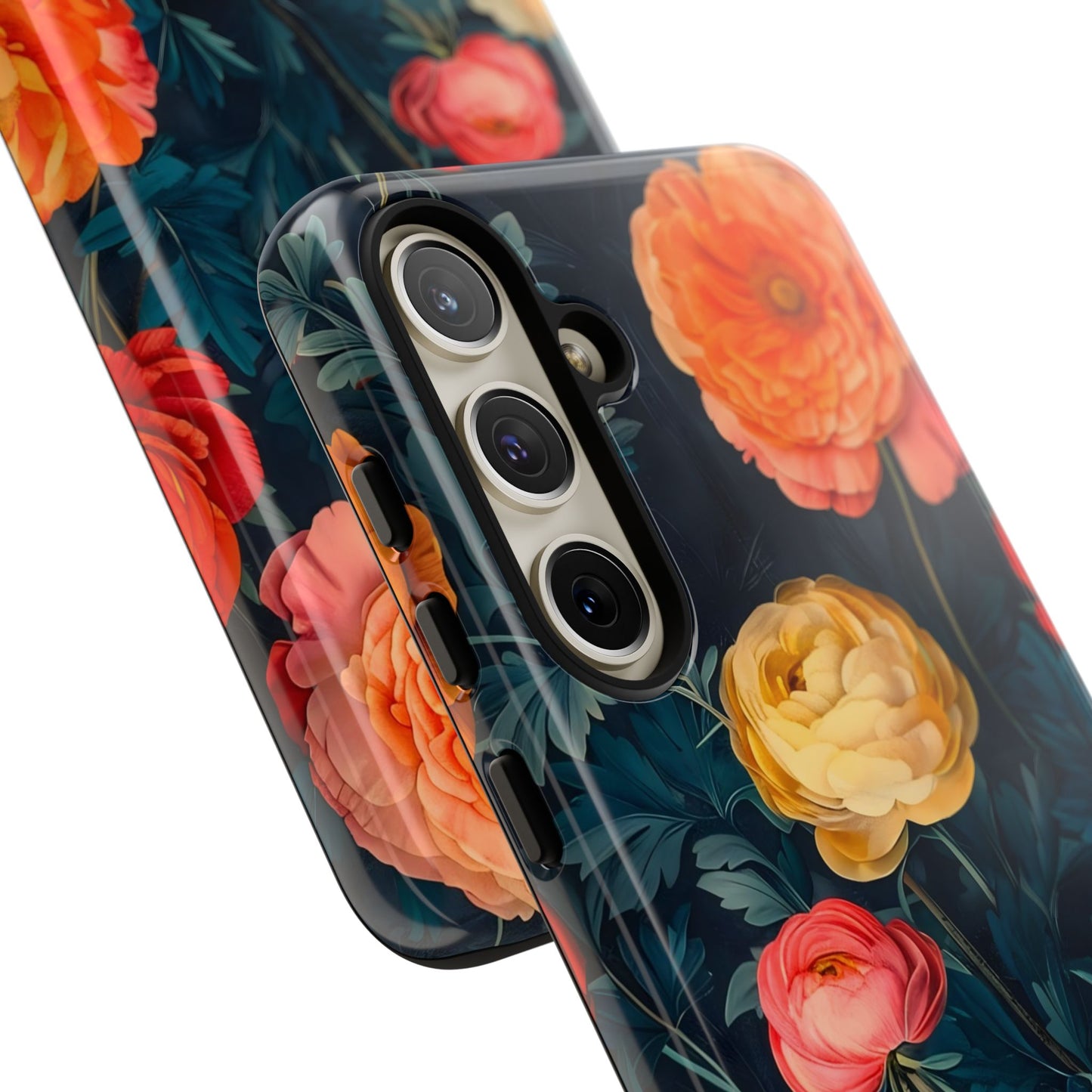 Floral Phone Case - Tough Cases, Stylish Protection, Gift for Flower Lovers, Customizable Cover, Floral Design Mobile Accessory