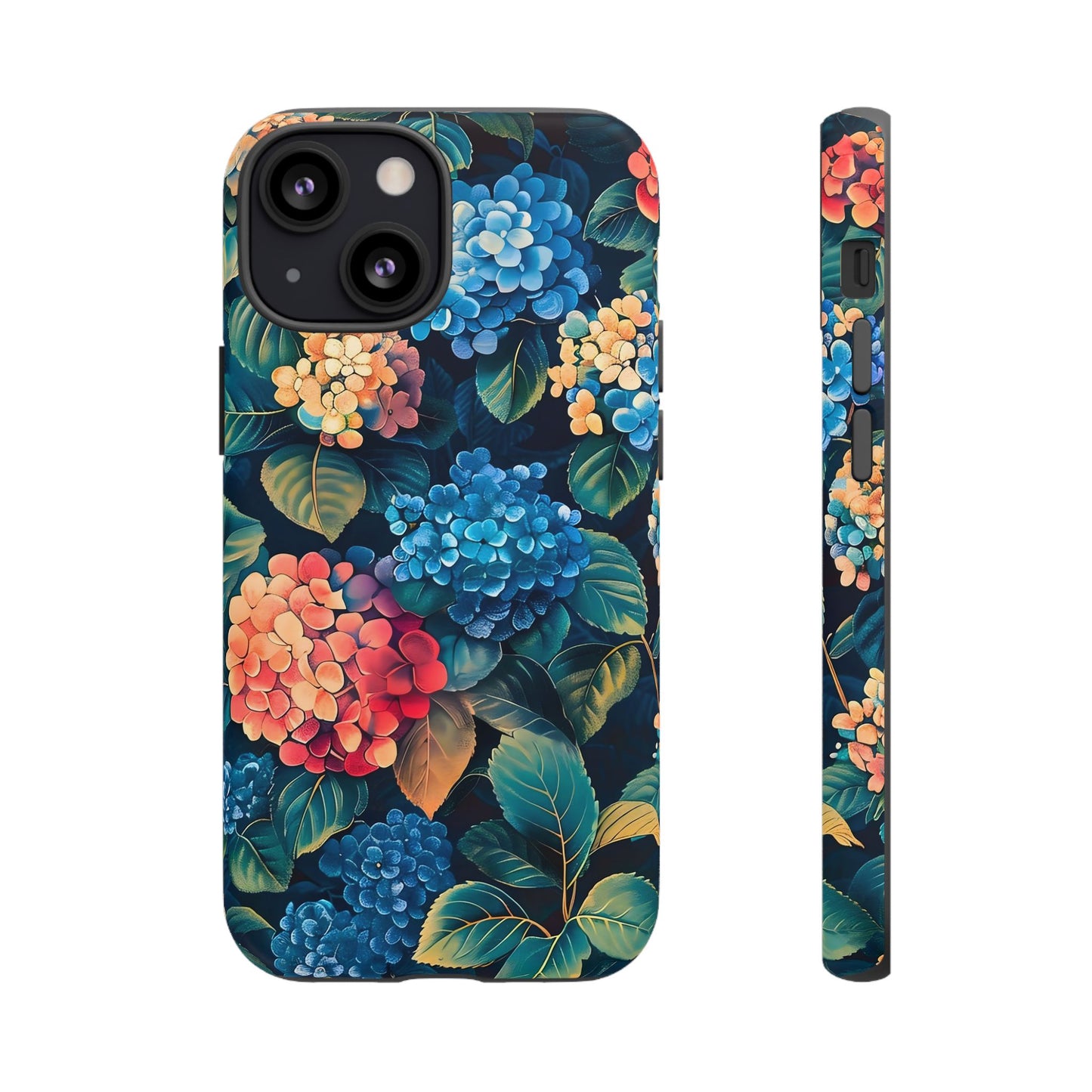Floral Phone Case, Stylish Tough Case for Gardener Gift, Flower Lover Accessory, Pretty Floral Design, Protective Case
