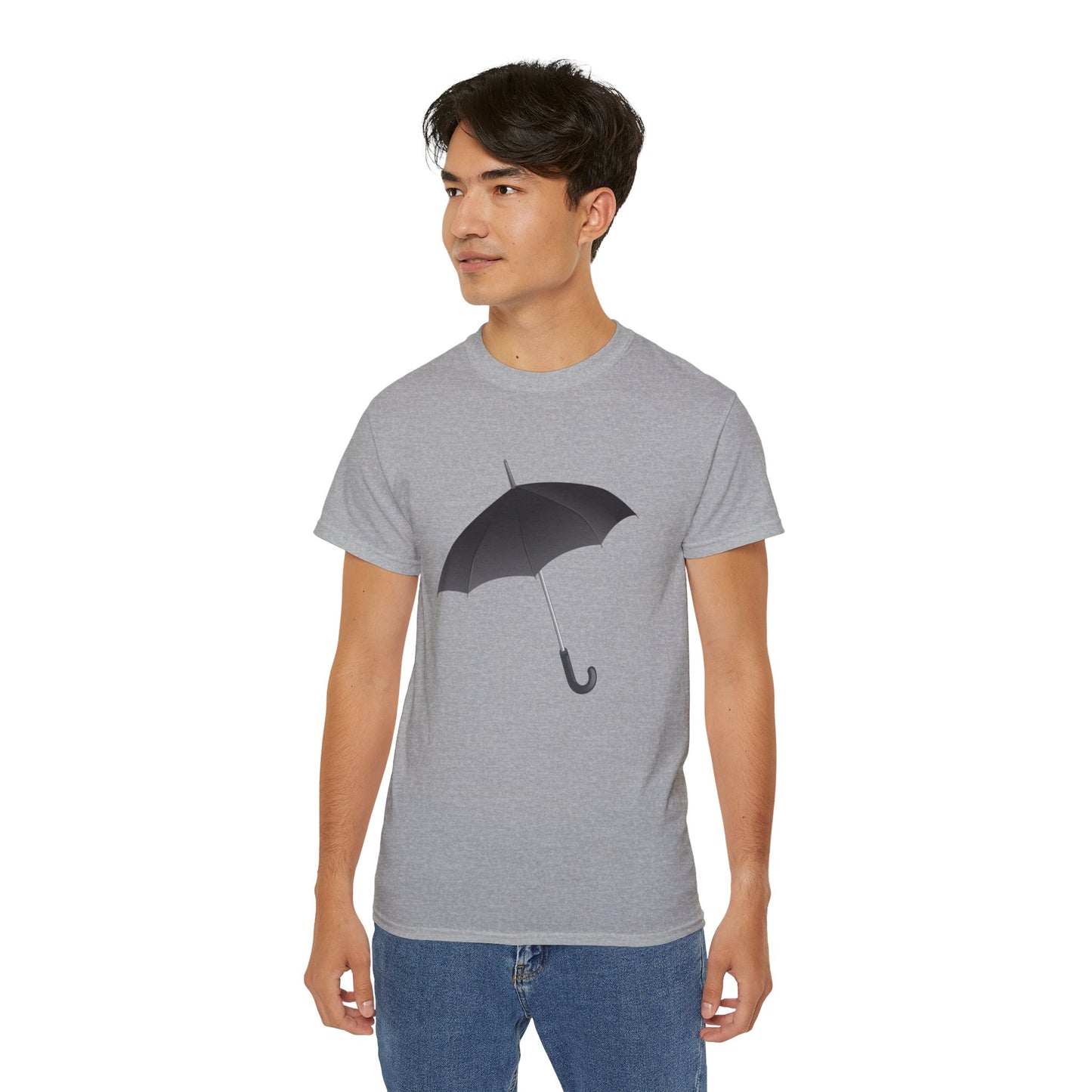 Unisex Ultra Cotton Tee - Elegant Regal Royal Umbrella