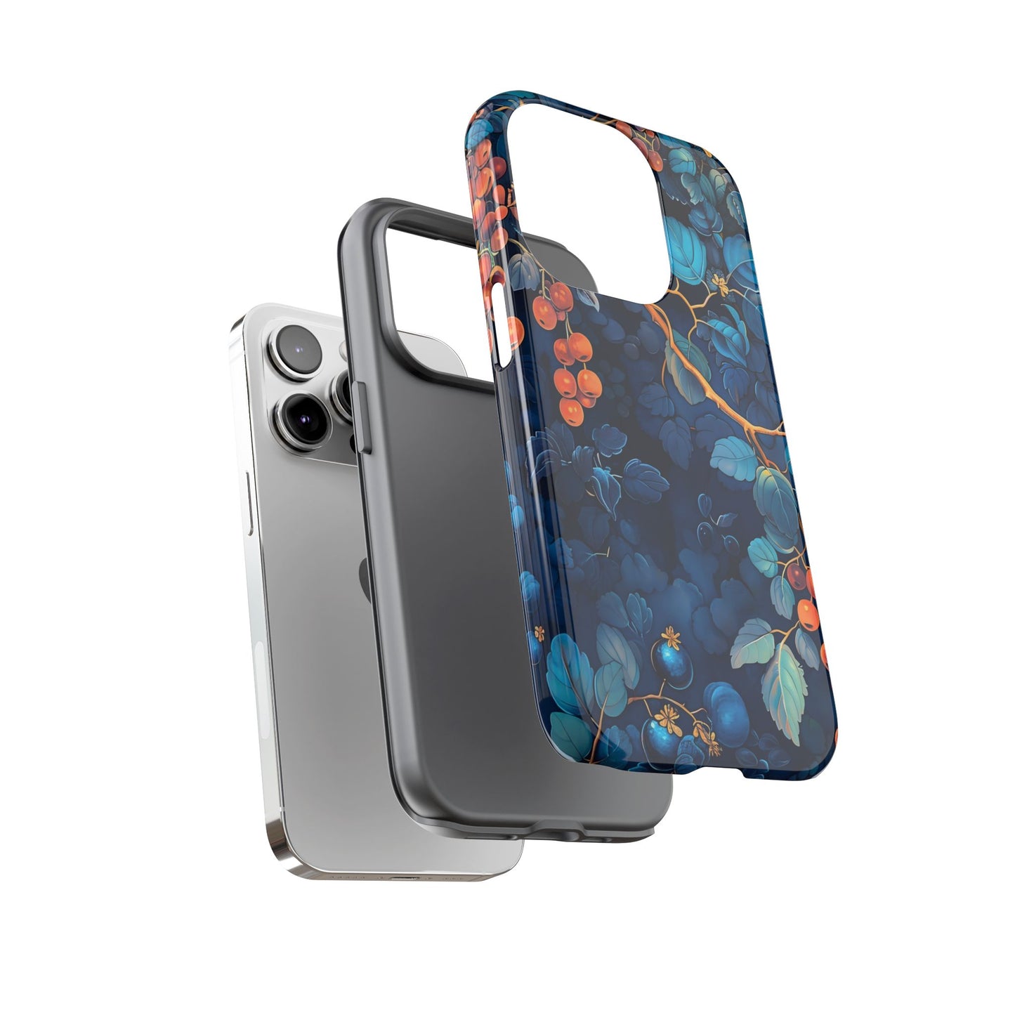 Artistic Phone Case with Floral Design, Tough Cases for iPhone, Nature-Inspired Accessory, Unique Gift for Her, Protective Cover