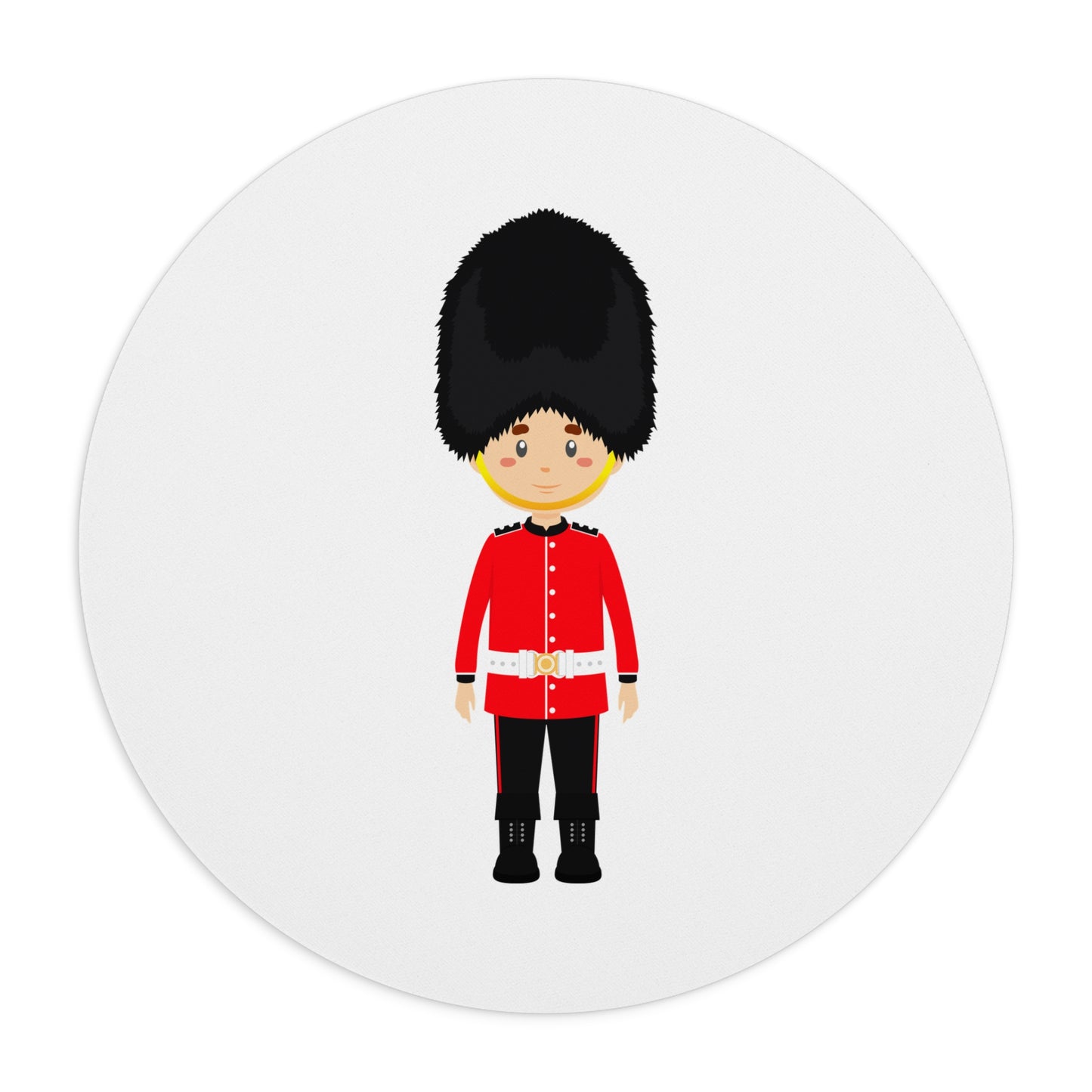 Cute Royal Guard Mouse Pad, British Theme Desk Accessory, Office Gift, Gamer Mat, Computer Pad, Unique Home Decor, Fun Workspace Decor