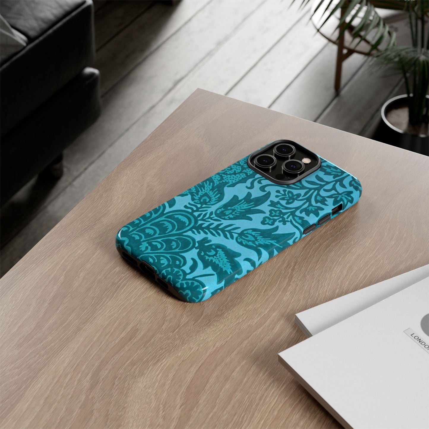 Bohemian Phone Case, Tough Floral Phone Cover, Artistic Phone Protector, Gift for Her, Unique Tech Accessories