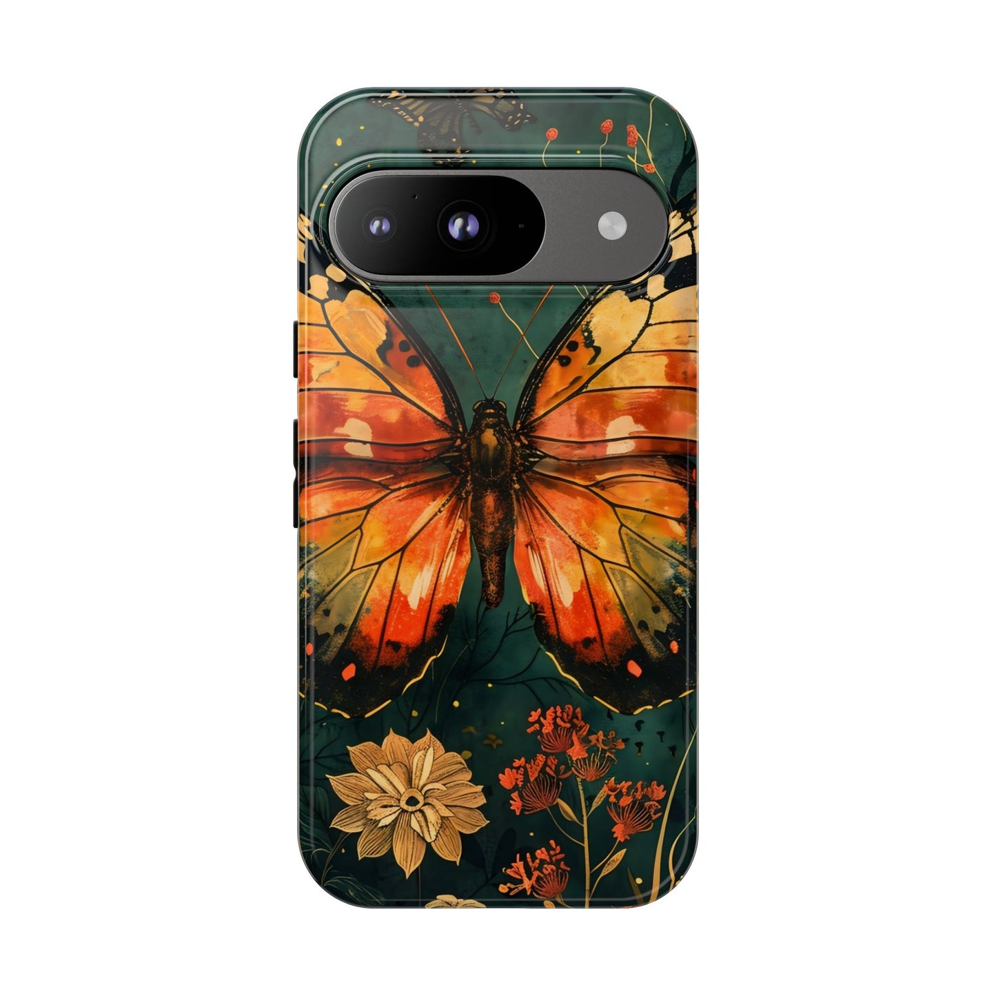 Butterfly Phone Case – Tough Cases for Nature Lovers, Floral Design, Butterfly Art, Unique Gift, Eco-Friendly Protection