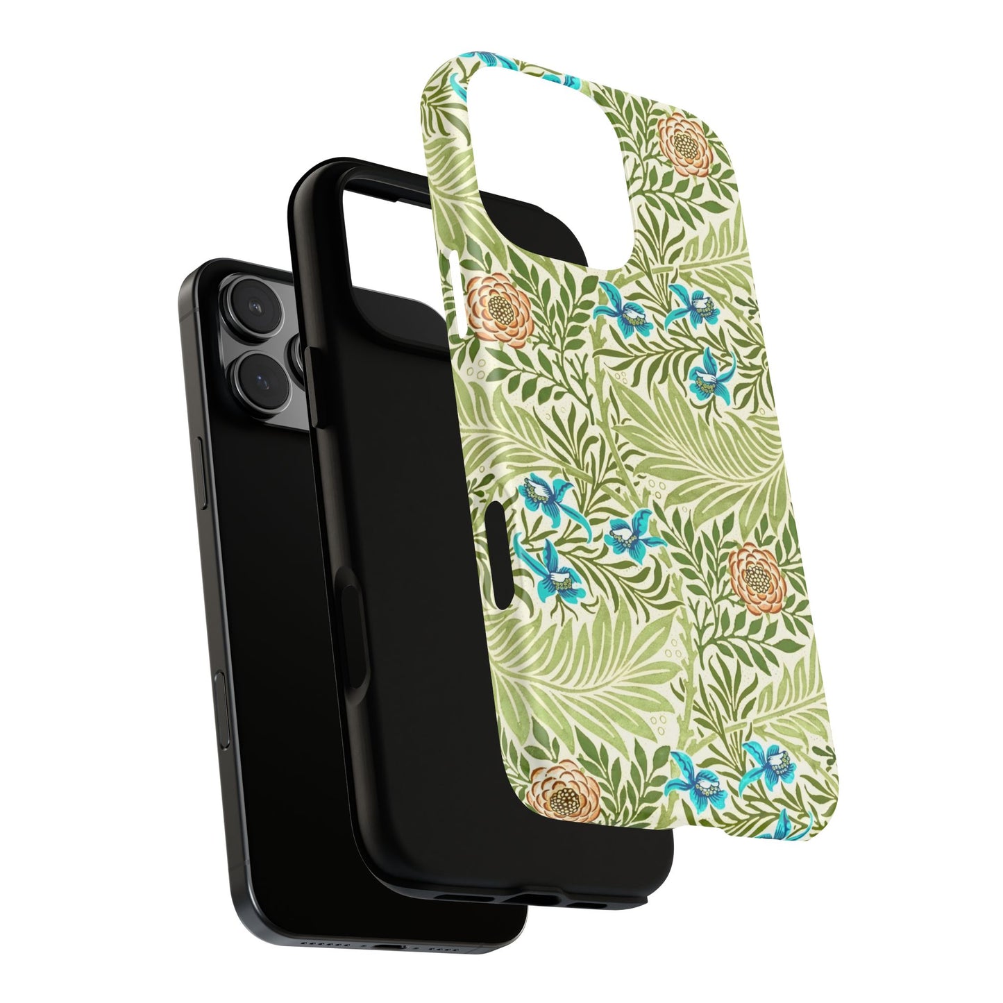 Tough Cases Phone Case, Botanical Print Phone Cover, Floral Smartphone Accessory, Nature-Inspired Tech Gear, Gift for Plant Lovers