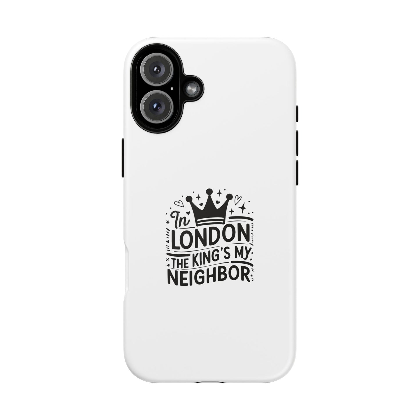 London-Themed Tough Phone Case - Chic & Stylish Protection