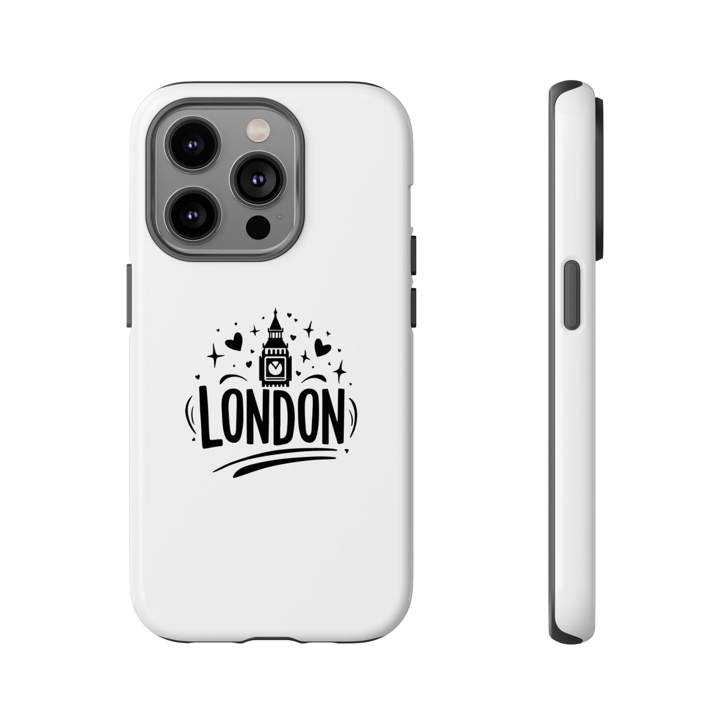 Stylish Phone Case for London Lovers, London Gift, Travel Accessory, Unique Smartphone Case, Cityscape Phone Cover