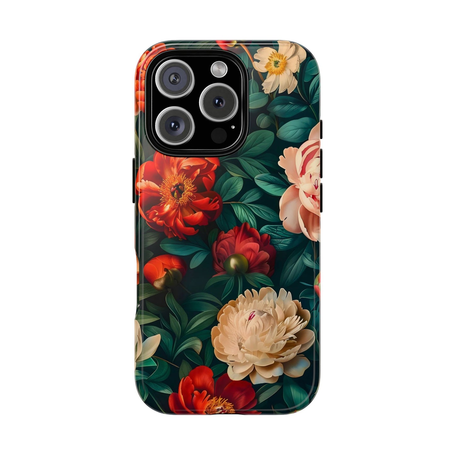 Floral Phone Case - Tough Cases, Vibrant Protection, Gift for Her, Cute Floral Design, Trendy Accessory, Perfect for Spring