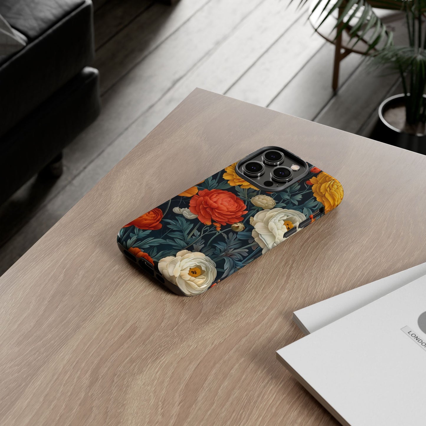 Floral Tough Case for Phones | Durable Floral Phone Cover, Boho Chic, Unique Gift for Her, Phone Protection, Flower Design