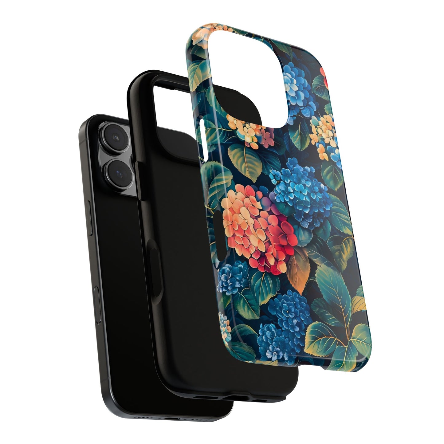Floral Phone Case, Stylish Tough Case for Gardener Gift, Flower Lover Accessory, Pretty Floral Design, Protective Case