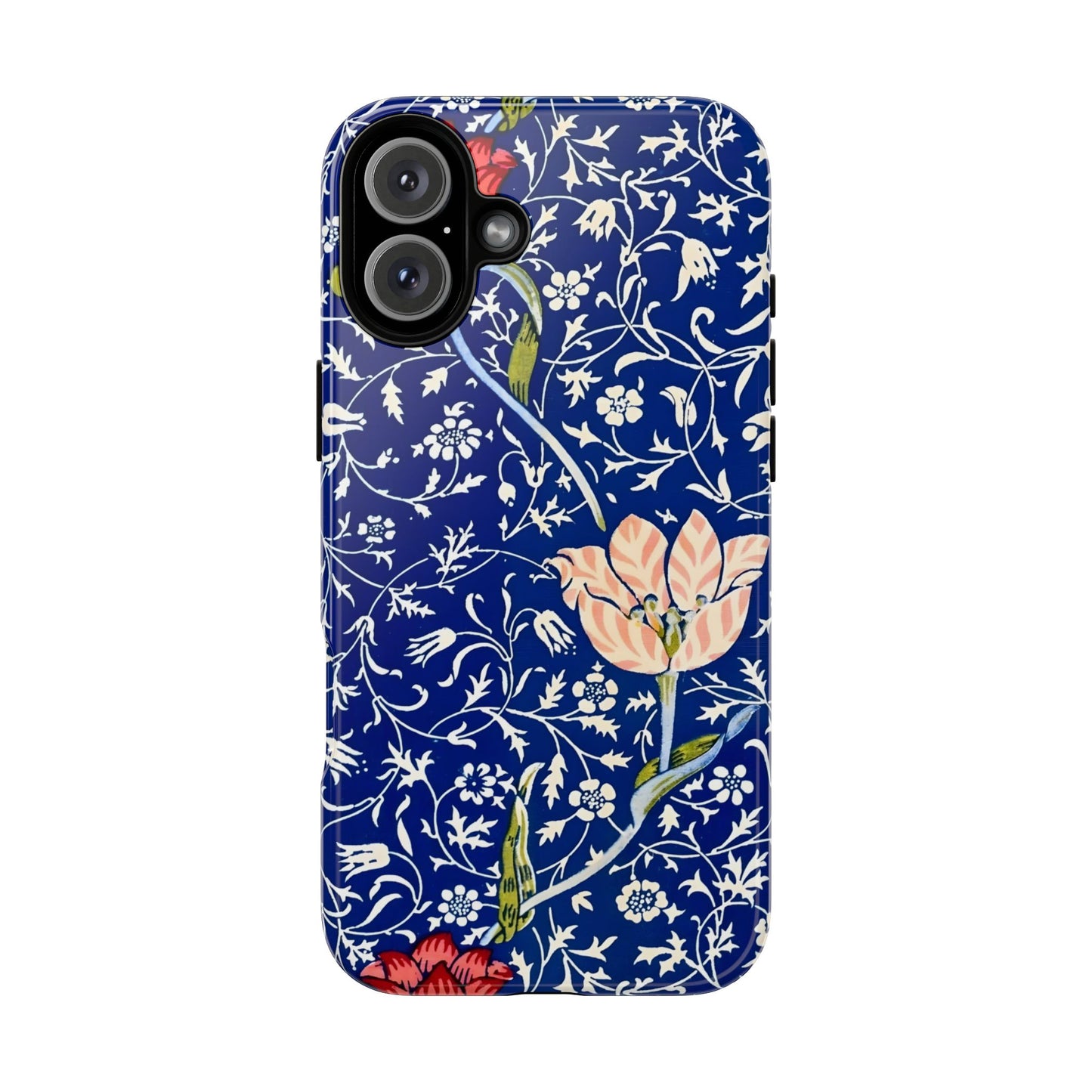 Floral Phone Case, Unique Tough Phone Cover, Gift for Her, Spring Decor, Durable Protective Case, Elegant Floral Design