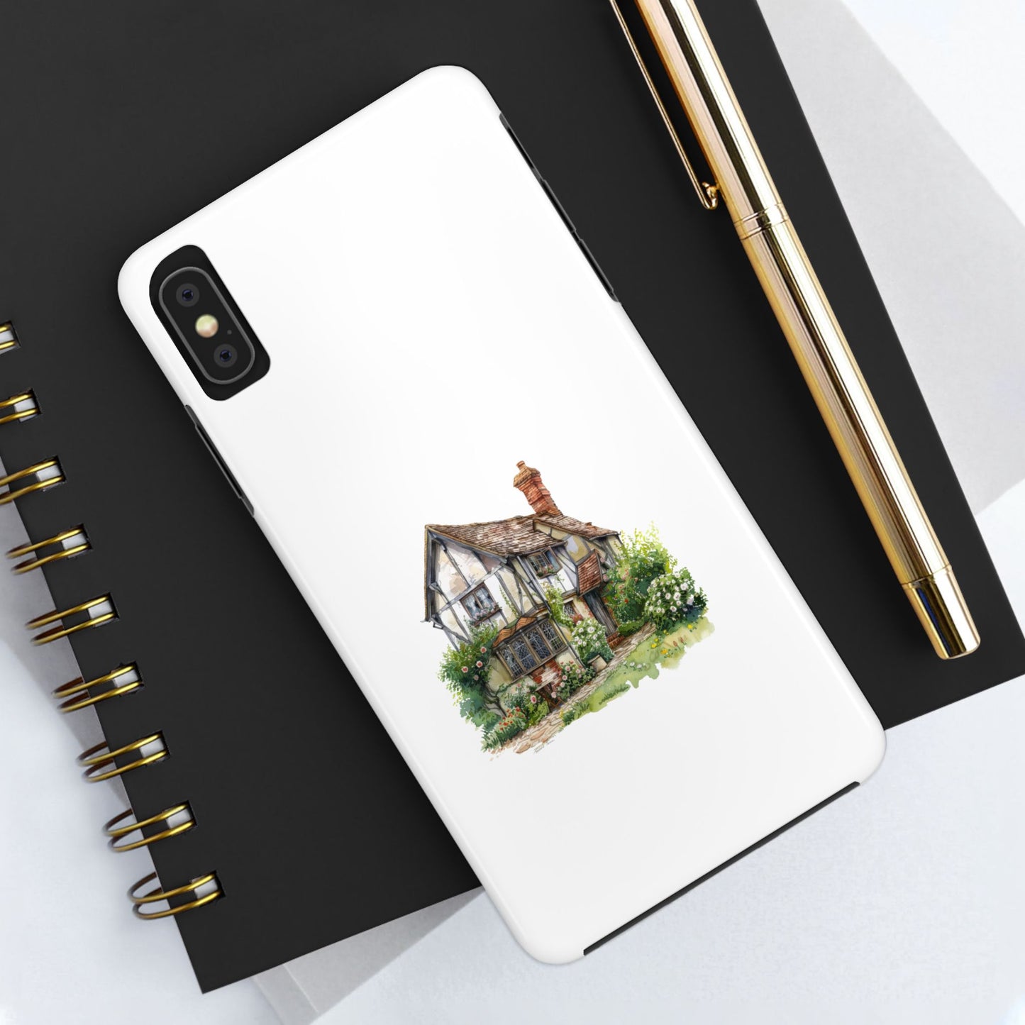 Charming Cottage Tough Phone Case - Rustic Home Design