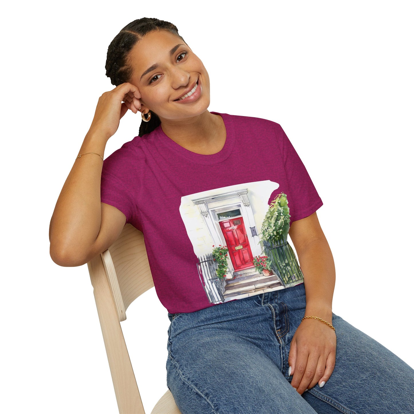 Unisex Softstyle T-Shirt - England Aesthetics - Embracing Classic British Charm and Style
