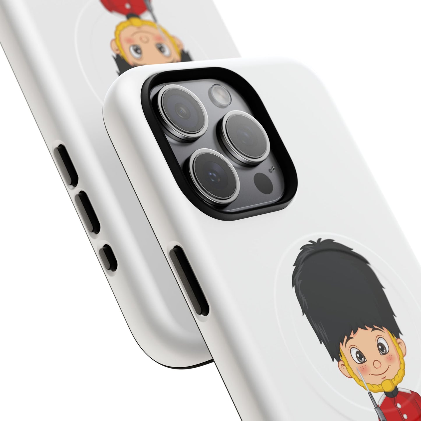Cute Royal Guard Magnetic Phone Case, Kid's Phone Cover, Tough Magnetic Cases, Unique Gift for Kids, Birthday Gift Ideas