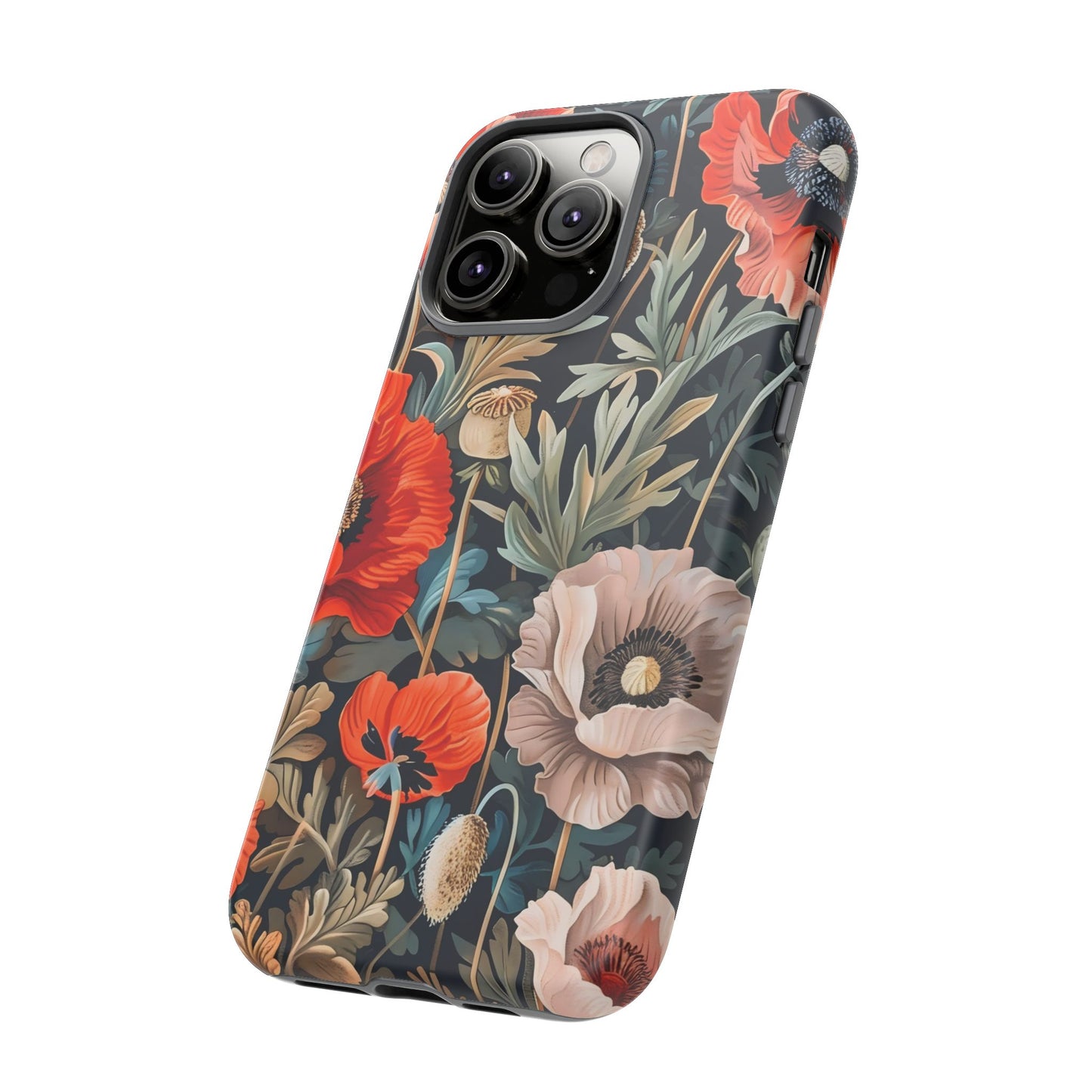 Floral Phone Case - Tough Cases, Flower Design, Chic Tech Accessories, Stylish Gifts, Unique Phone Protectors