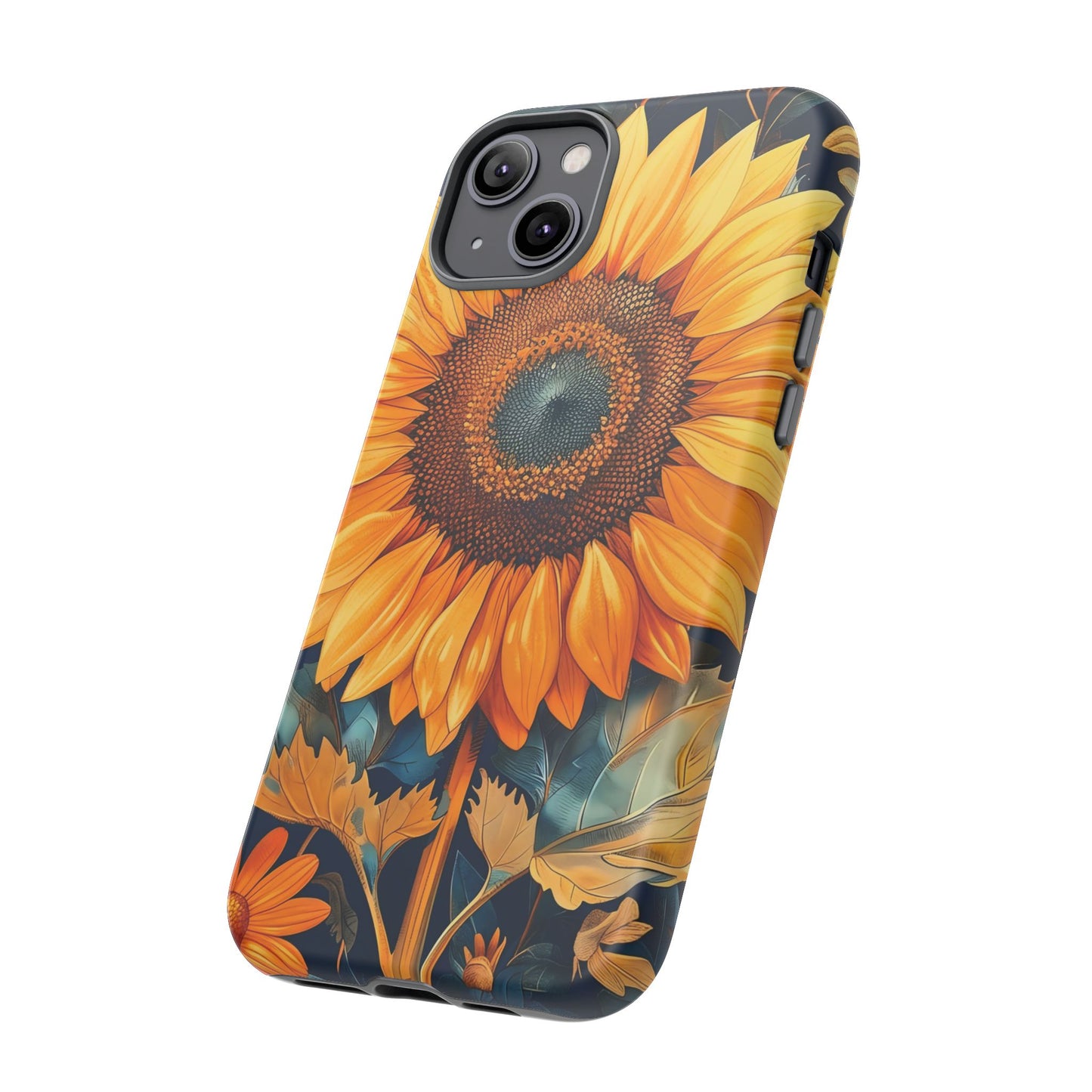 Sunflower Phone Case - Floral Design for Nature Lovers, Cute Spring Accessory, Gift for Her, Eco-Friendly Cover