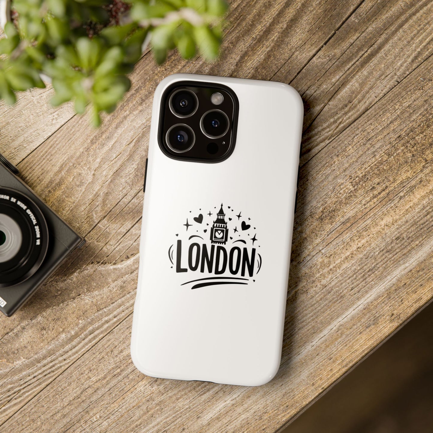 Stylish Phone Case for London Lovers, London Gift, Travel Accessory, Unique Smartphone Case, Cityscape Phone Cover