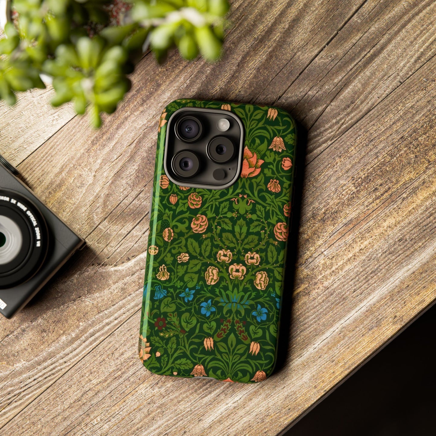 Crimson Leaf Whirl – Phone Case - Tough Cases
