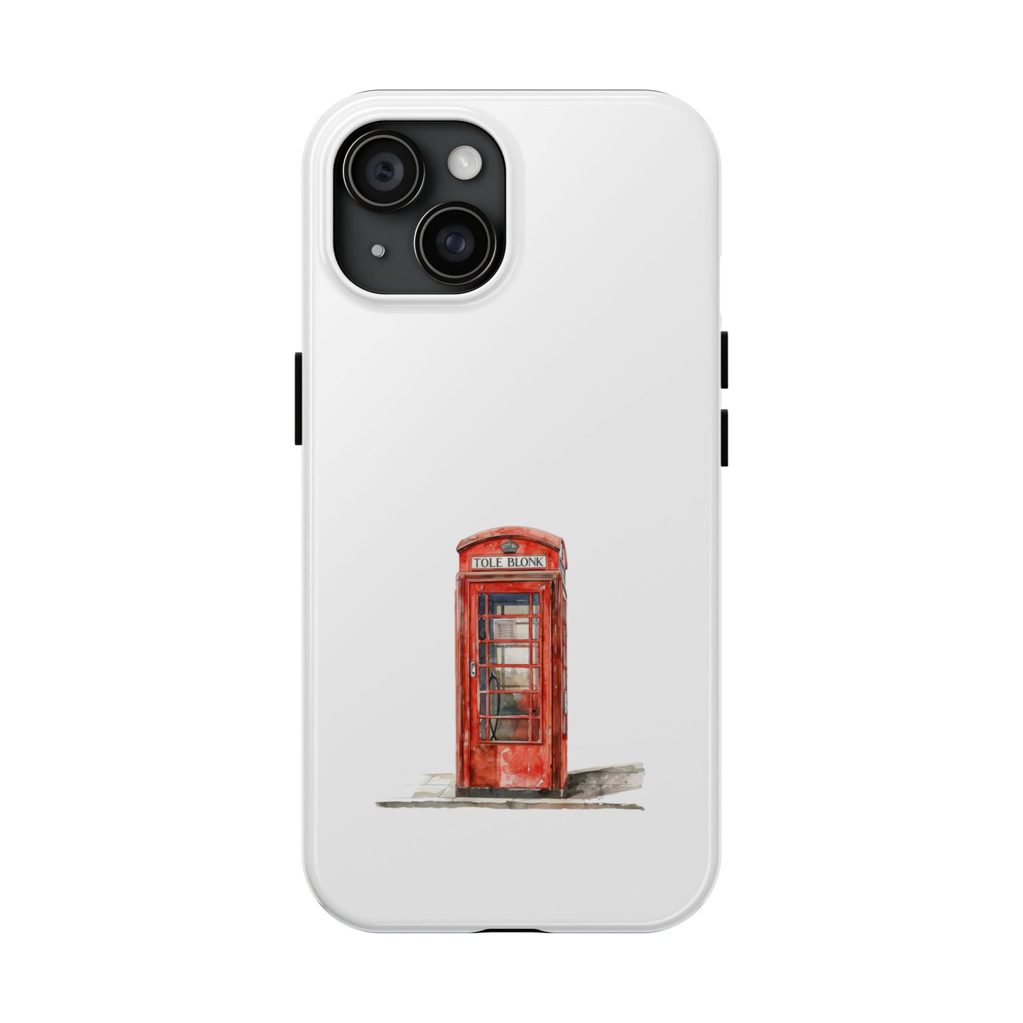 Vintage London Phone Booth Tough Phone Case - Durable and Stylish Protection