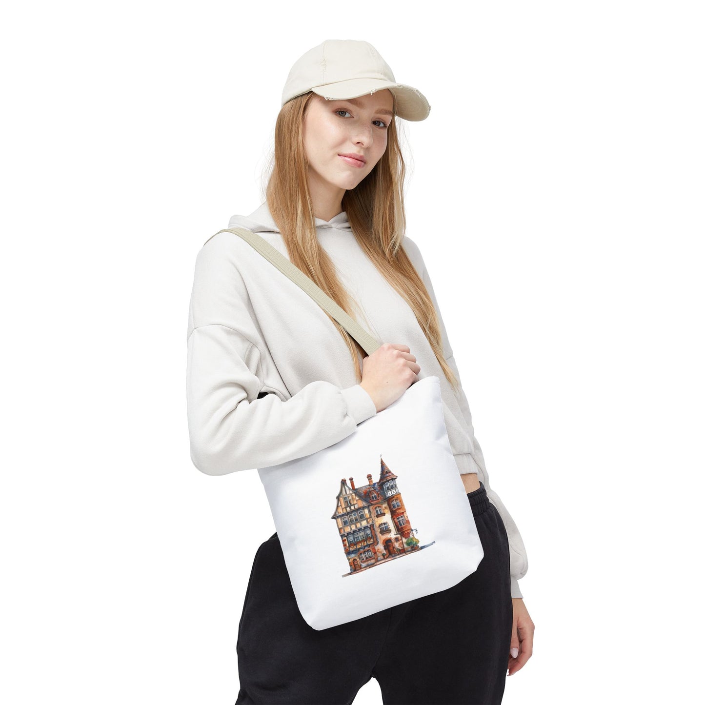 Charming Illustrated Tote Bag, Perfect for Shopping, Beach Days, Eco-Friendly, Gift for Gardeners, Art Lovers, Travel Essential