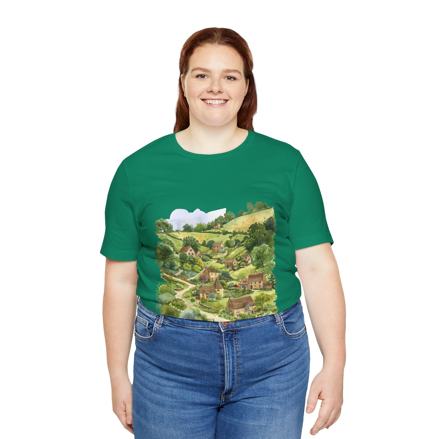 Unisex Jersey Short Sleeve Tee - Enchanting Landscapes of Britain
