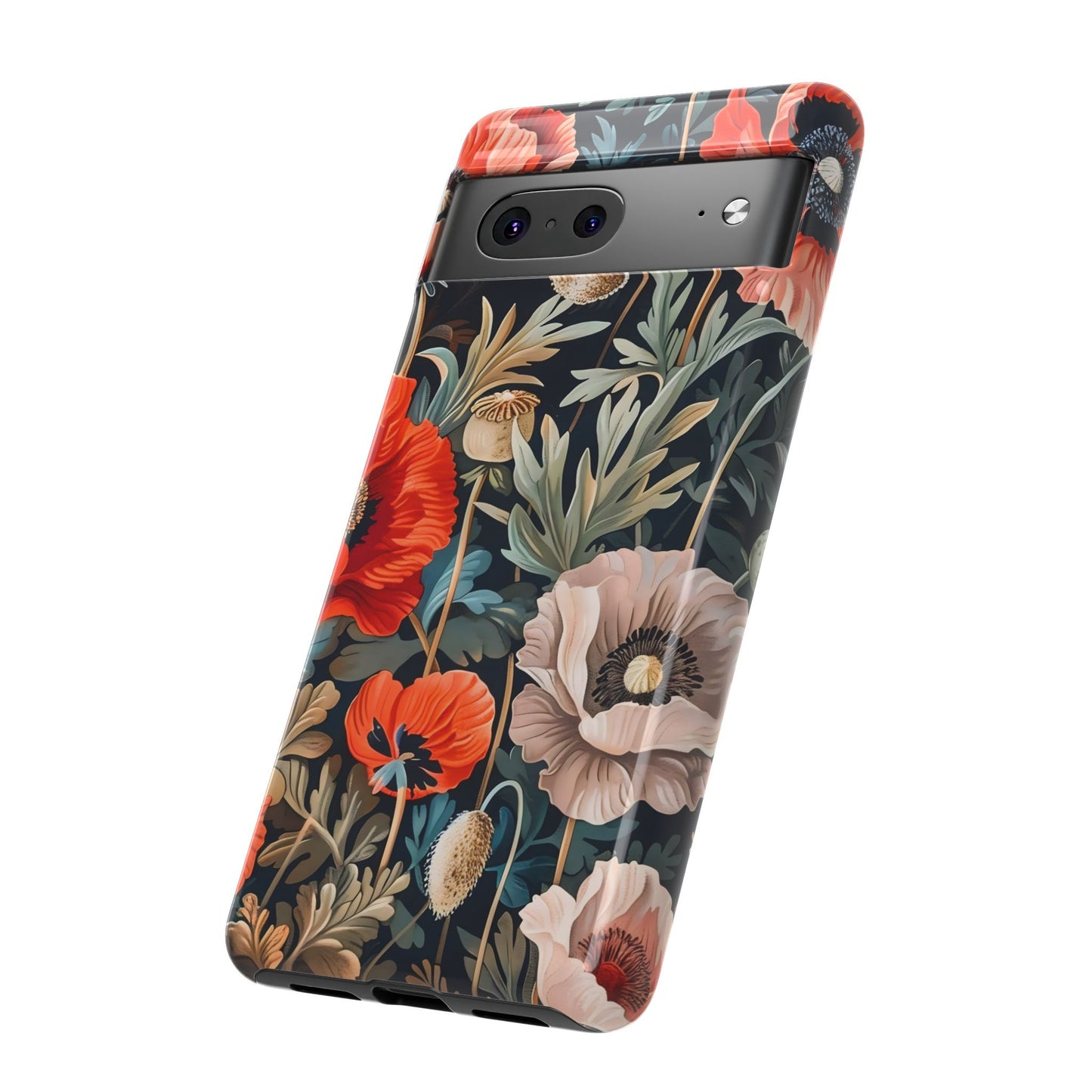 Floral Phone Case - Tough Cases, Flower Design, Chic Tech Accessories, Stylish Gifts, Unique Phone Protectors