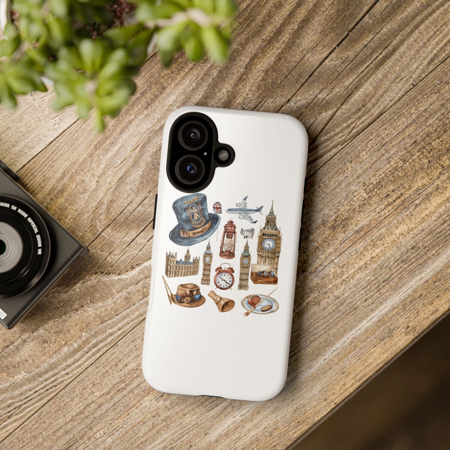 London-Themed Phone Case, Durable iPhone Cover, Gift for Travelers, Unique Cell Phone Accessories, Stylish Gadget Protection