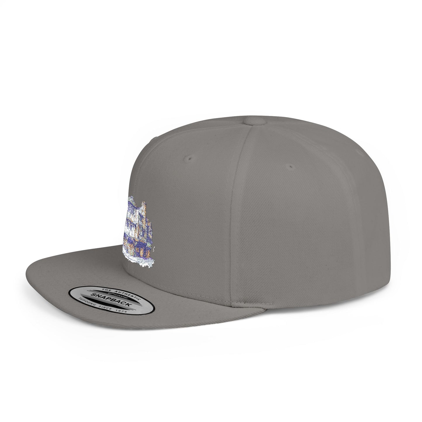 Stylish Flat Bill Snapback Hat, Trendy Cap for Graphic Lovers, Perfect for Festivals, Birthdays, and Everyday Wear