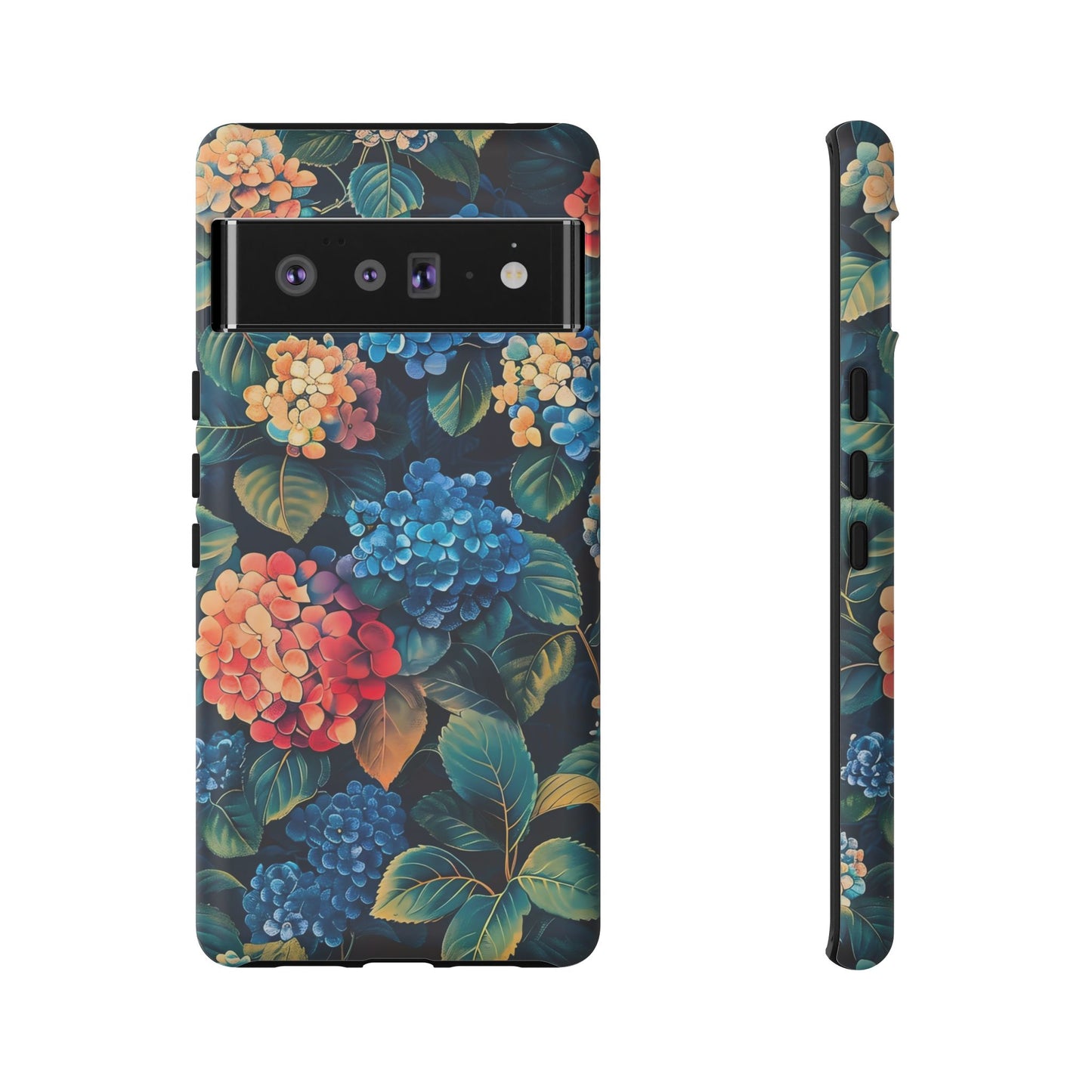 Floral Tough Phone Case, Durable Smartphone Cover, Flower Design, Gift for Her, Stylish Protection