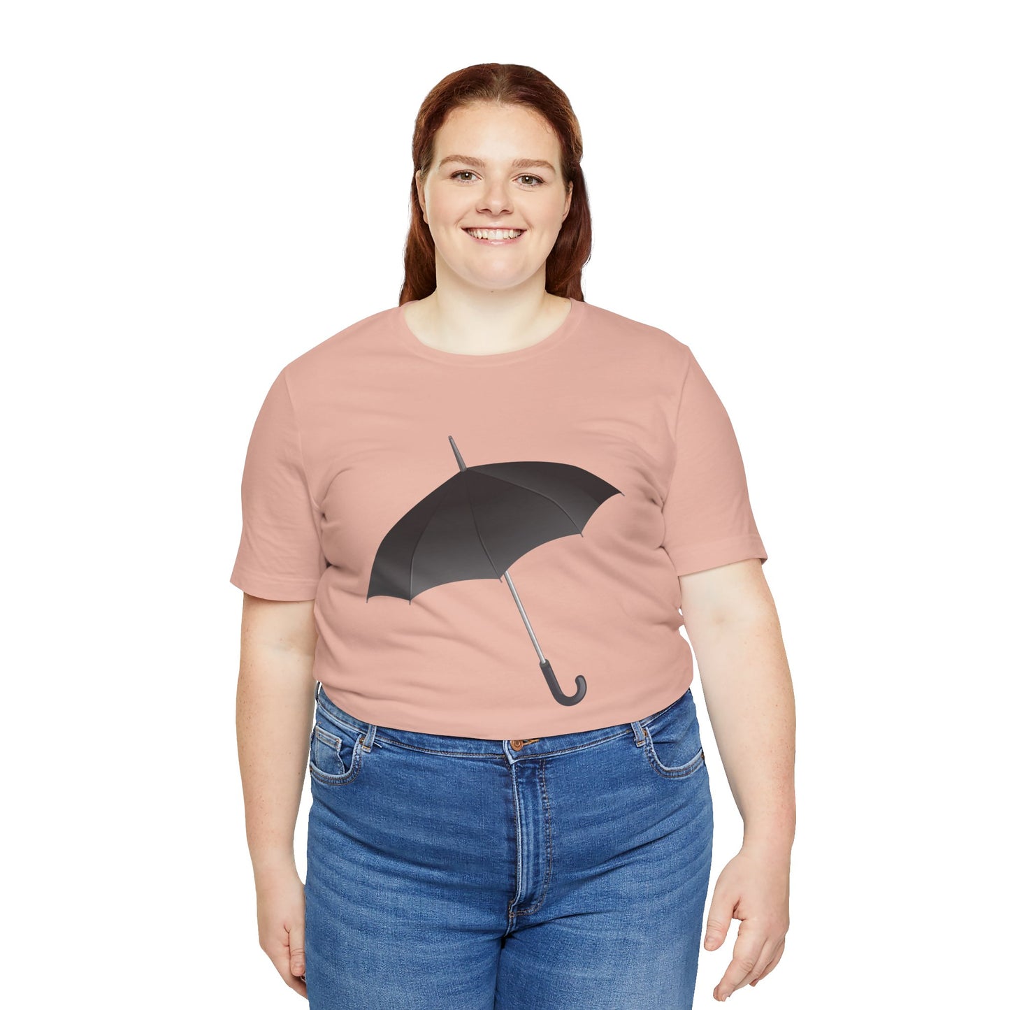 Unisex Jersey Short Sleeve Tee - Regal Royal Umbrella - Elegant and Majestic