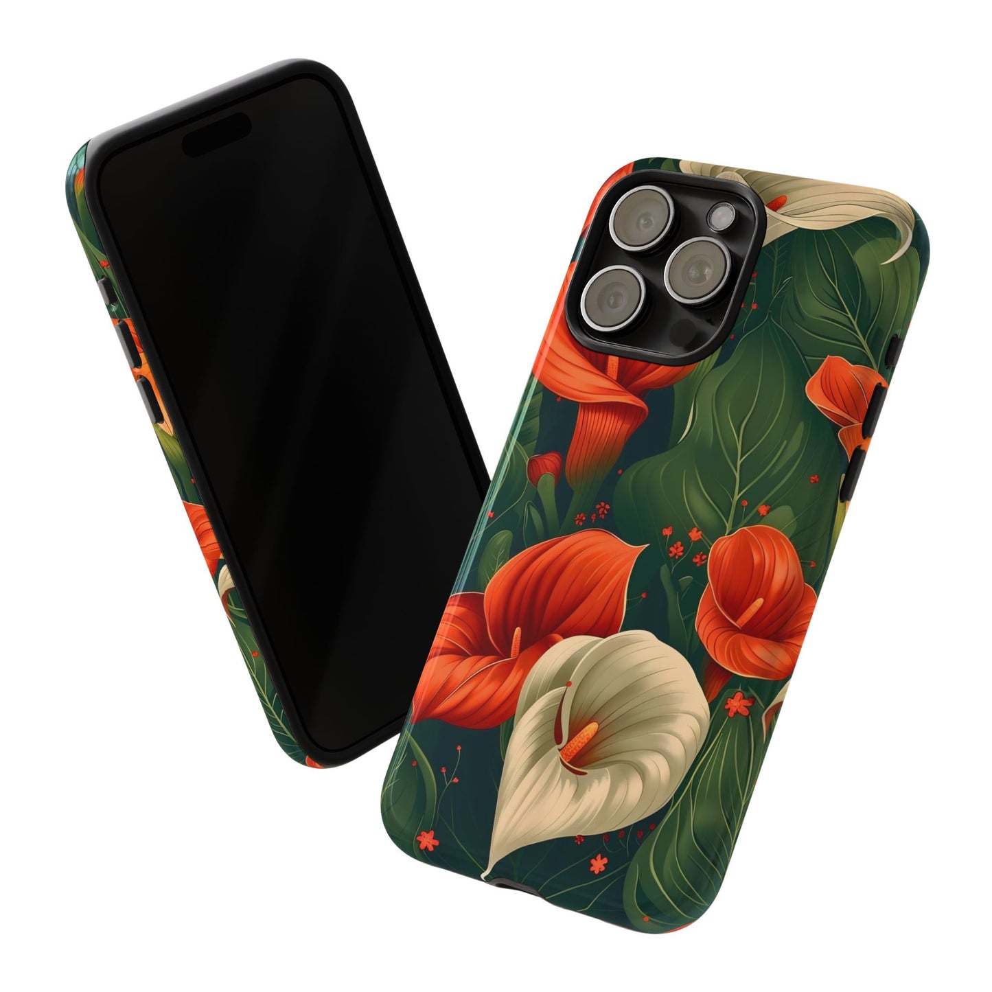 Floral Phone Case, Tough Cases for Stylish Protection, Gift for Her, Nature Lovers, Phone Accessories, Trendy Tech