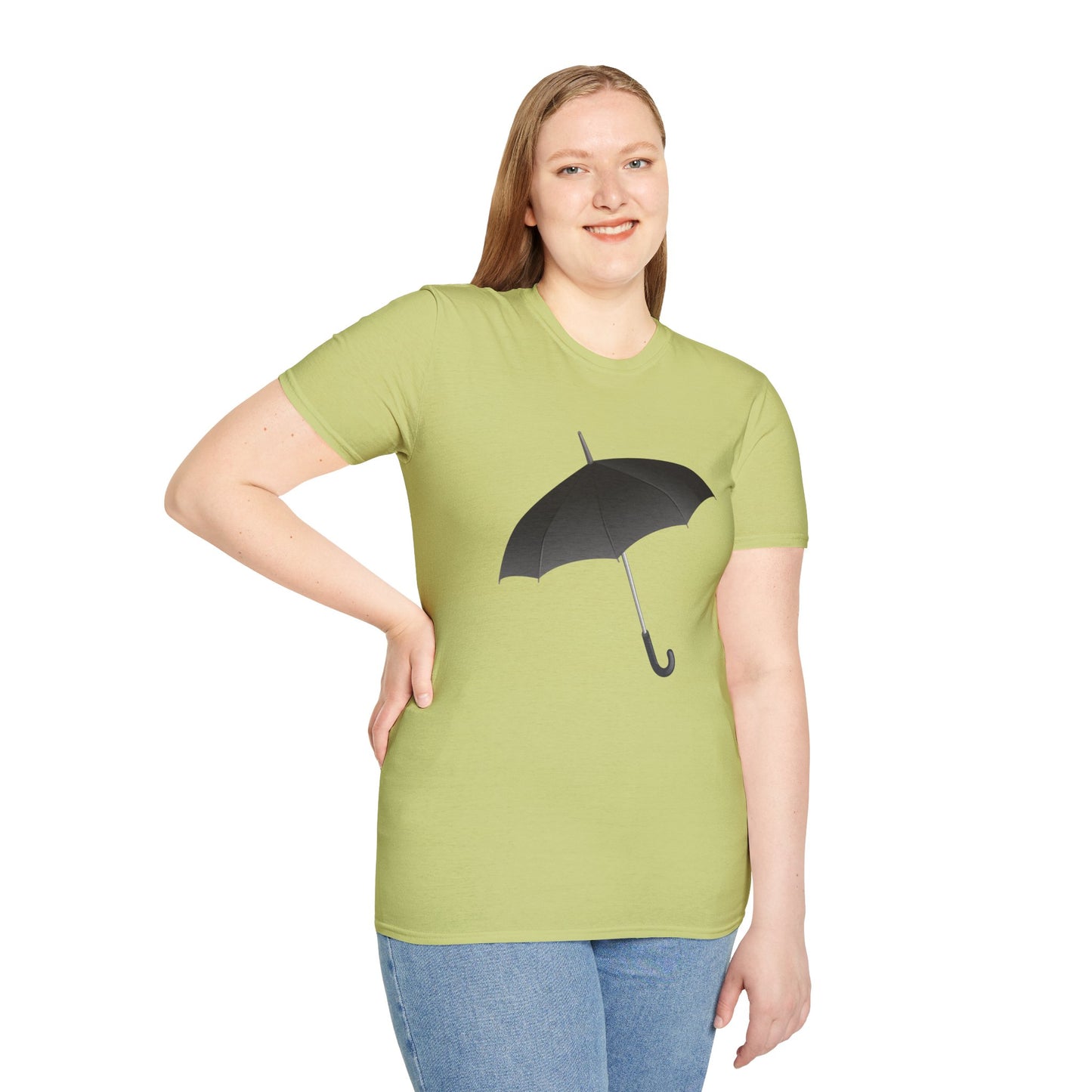 Unisex Softstyle T-Shirt - Regal Royal Umbrella - Elegant and Majestic Design