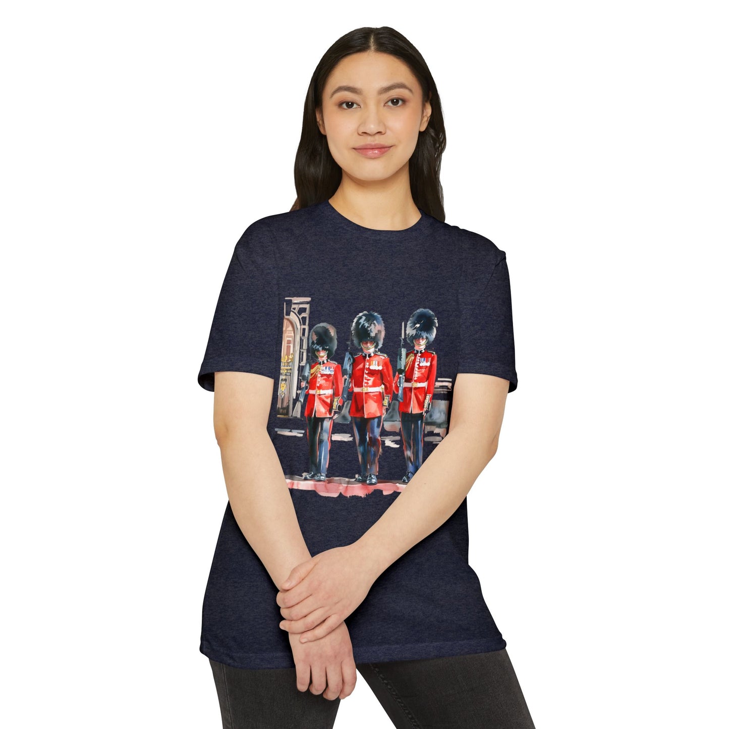 Unisex CVC Jersey T-shirt - Historic and Iconic - The British Soldier in Red