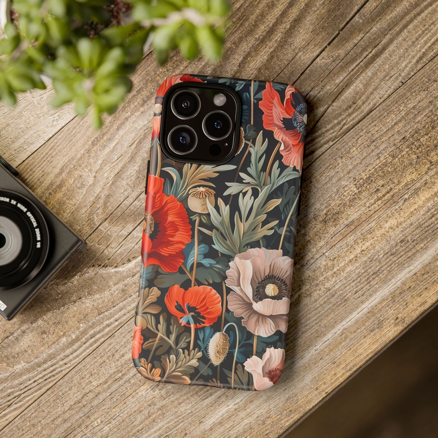Floral Phone Case - Tough Cases, Flower Design, Chic Tech Accessories, Stylish Gifts, Unique Phone Protectors