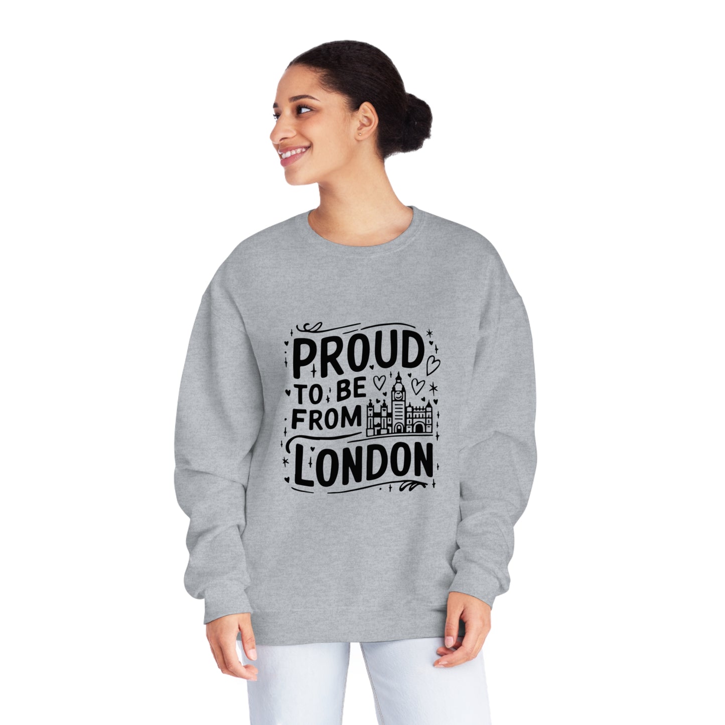Unisex NuBlend® Crewneck Sweatshirt - Proud to be from London
