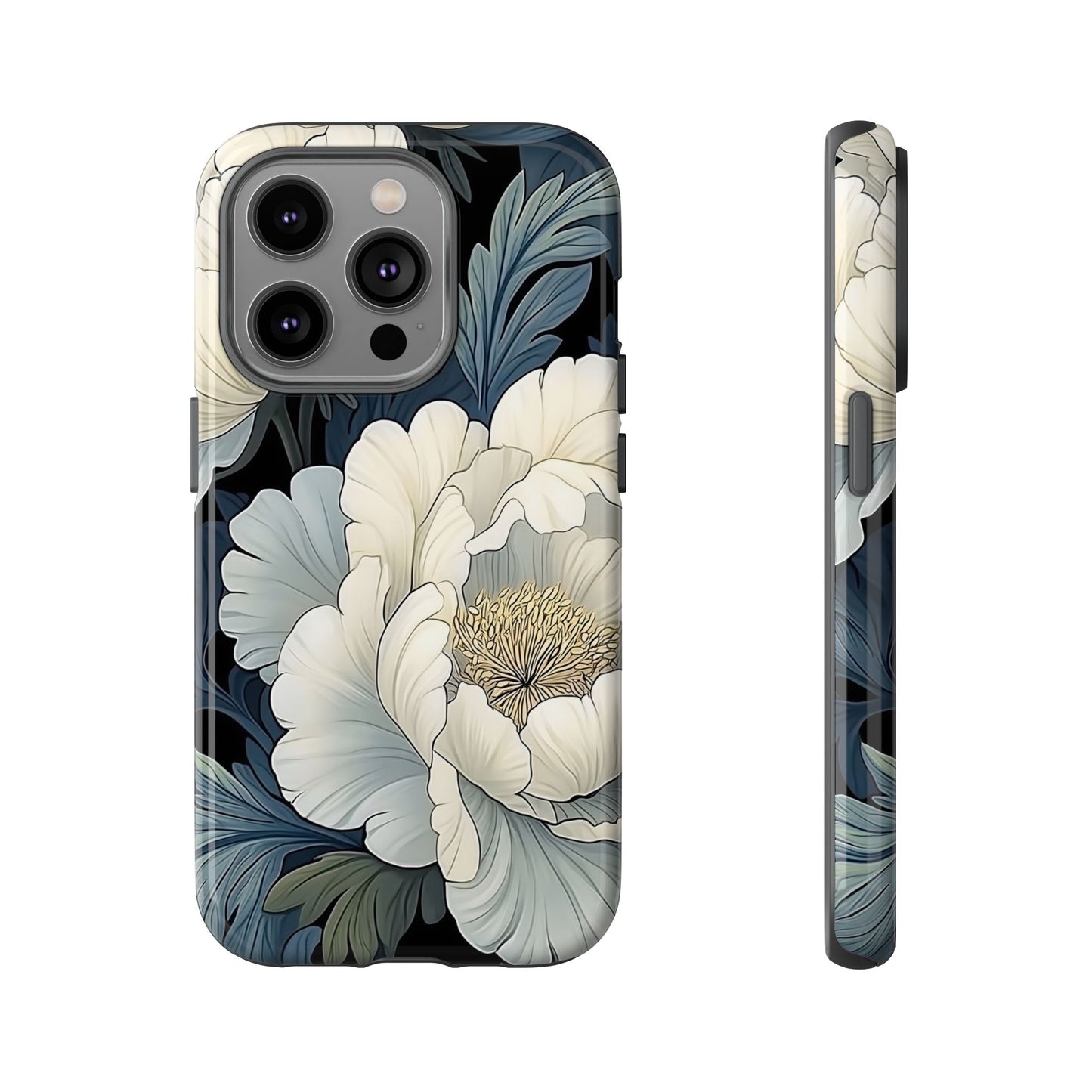 Floral Phone Case - Elegant Tough Cases for Nature Lovers, Stylish Protective Cover for Gifts, Birthdays, Mom's Day, Floral Design